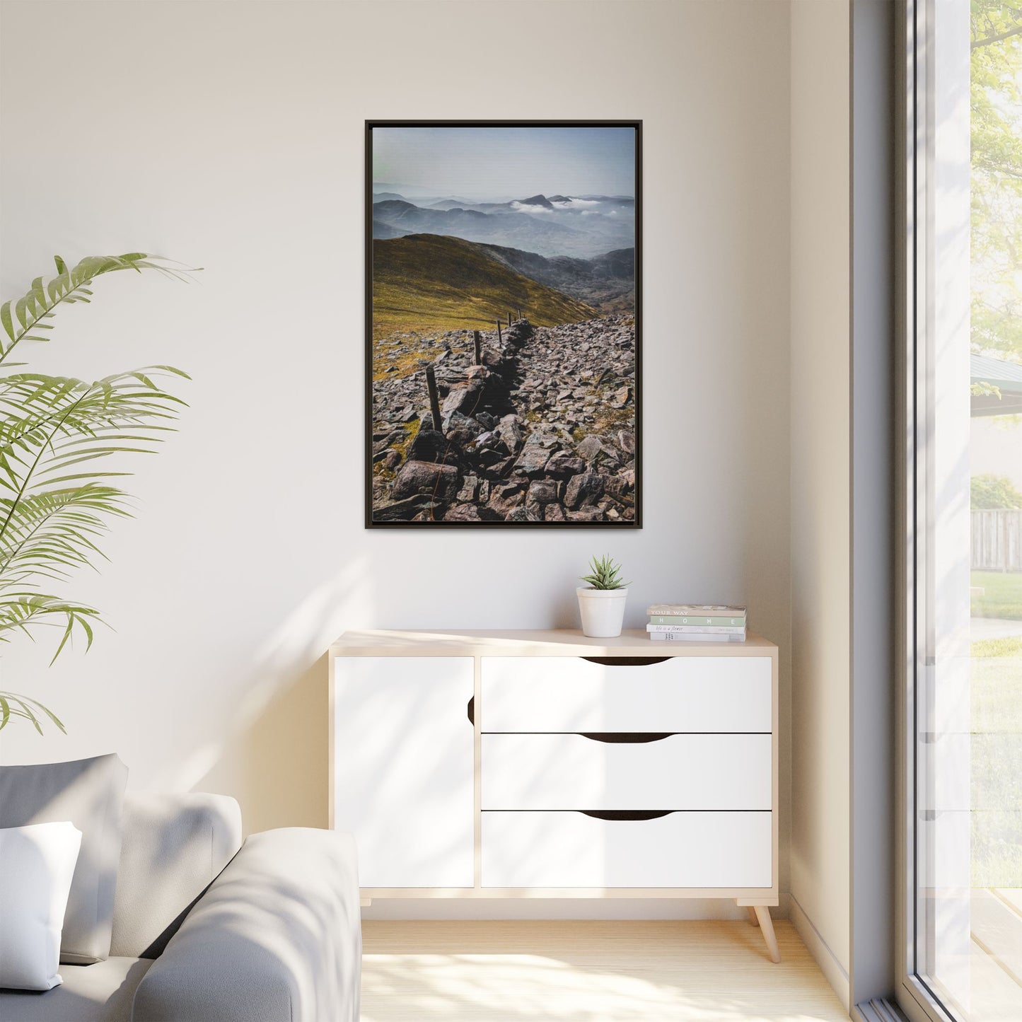 Wall Matte Canvas, Framed (Multi-color)