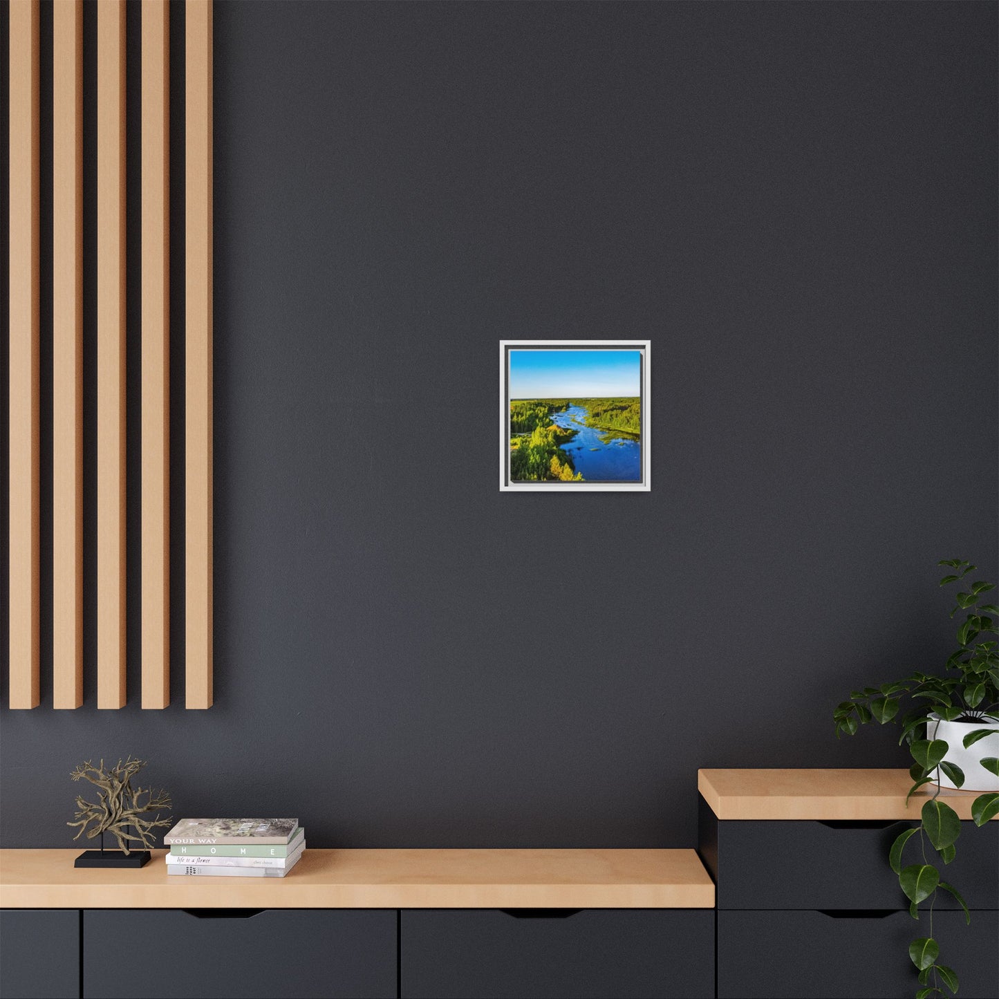 Zagares Lake Matte Canvas, Framed (Multi-color)
