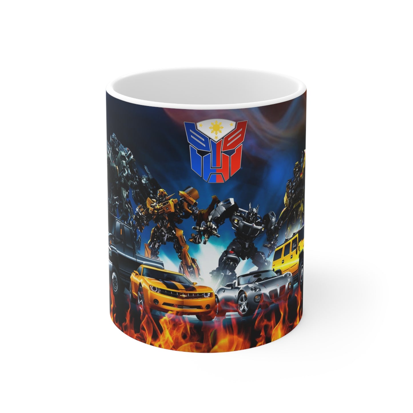 Transformers Ceramic Coffee Cup - 11oz & 15oz | Perfect Gift for Fans!