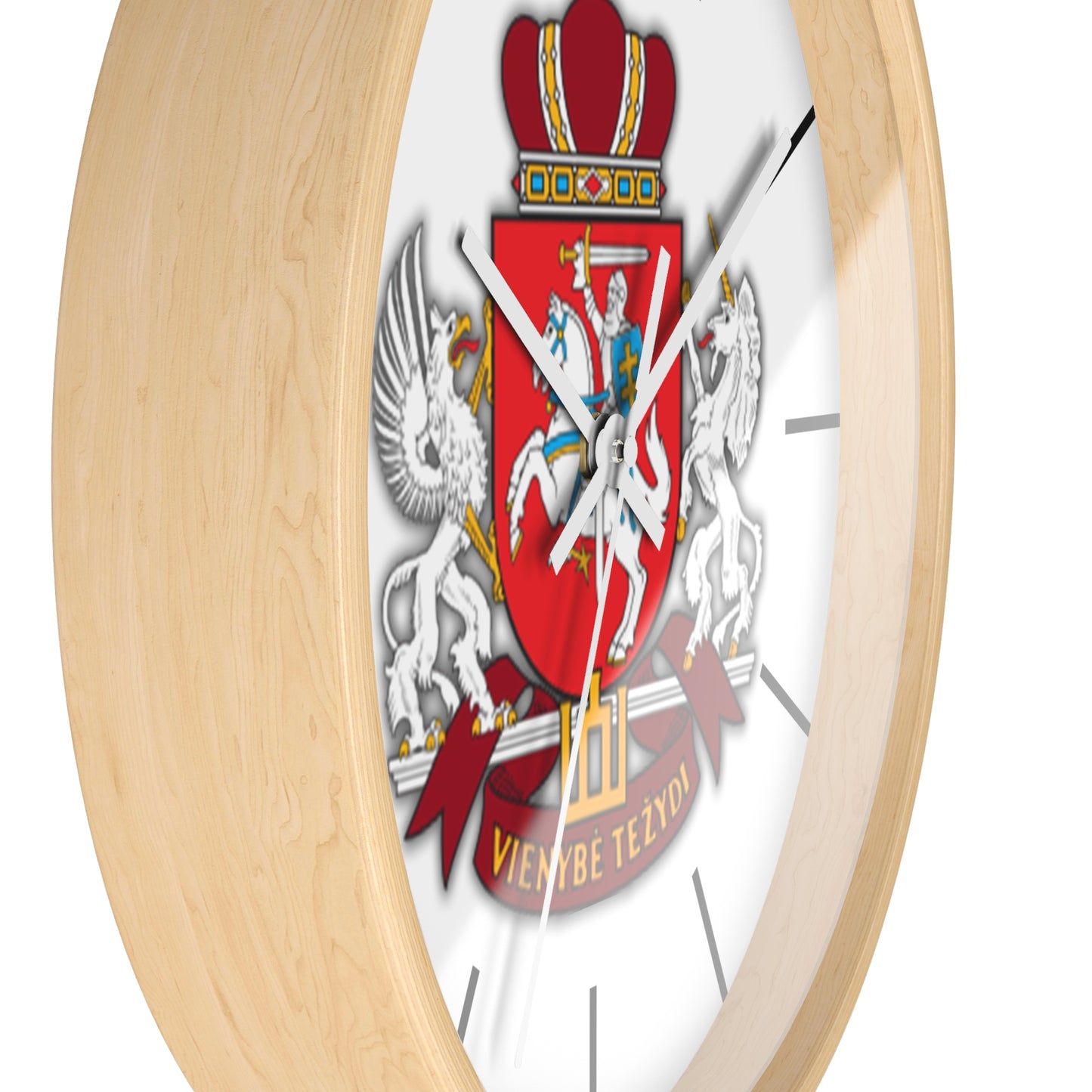 Venybe Tezydi Wall Clock - Unique Heraldic Design for Home Decor