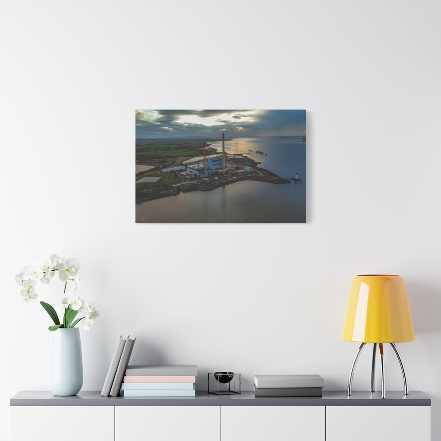 Tarbert Power Station Matte Canvas, Stretched, 1.25"