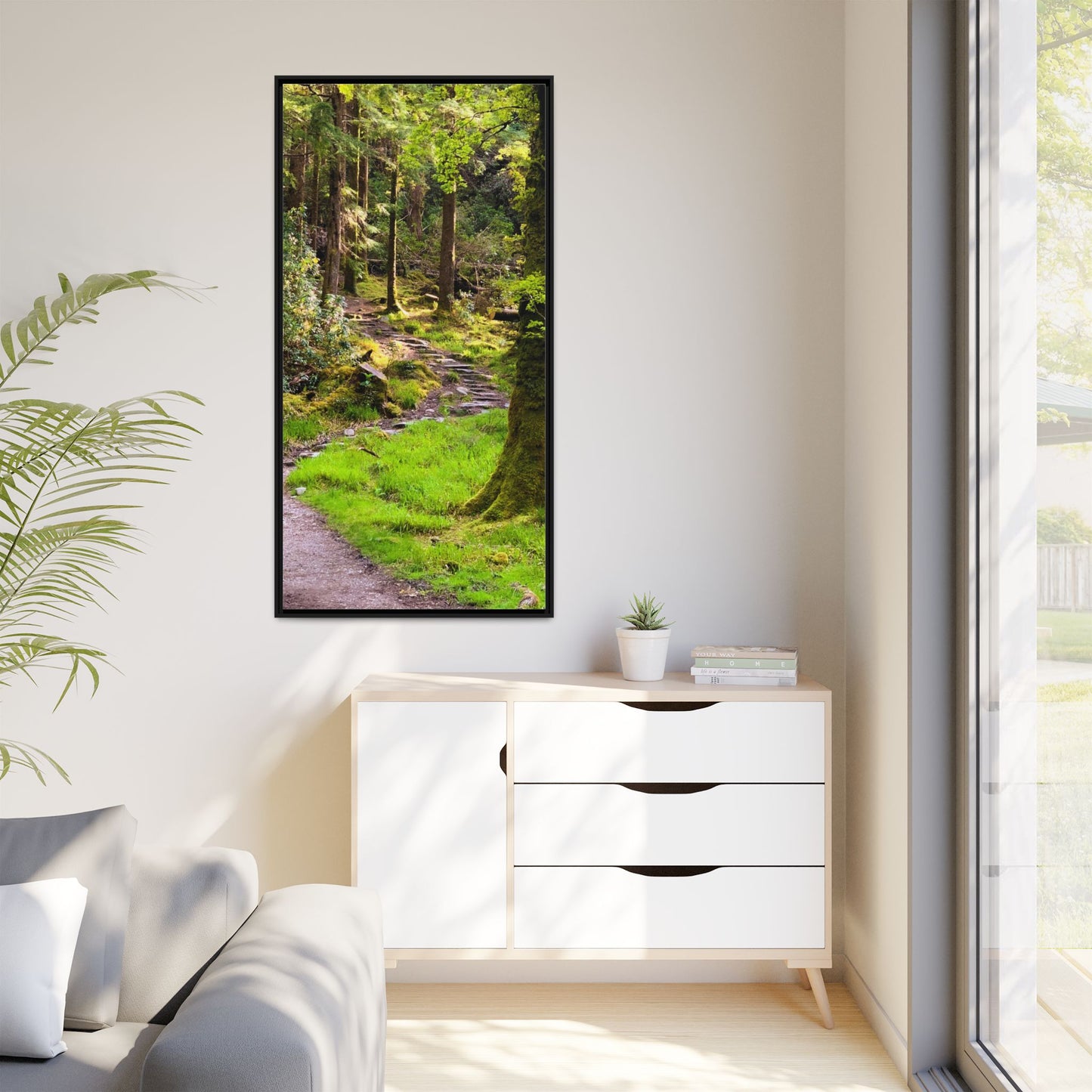Torc Trail Matte Canvas, Framed (Multi-color)