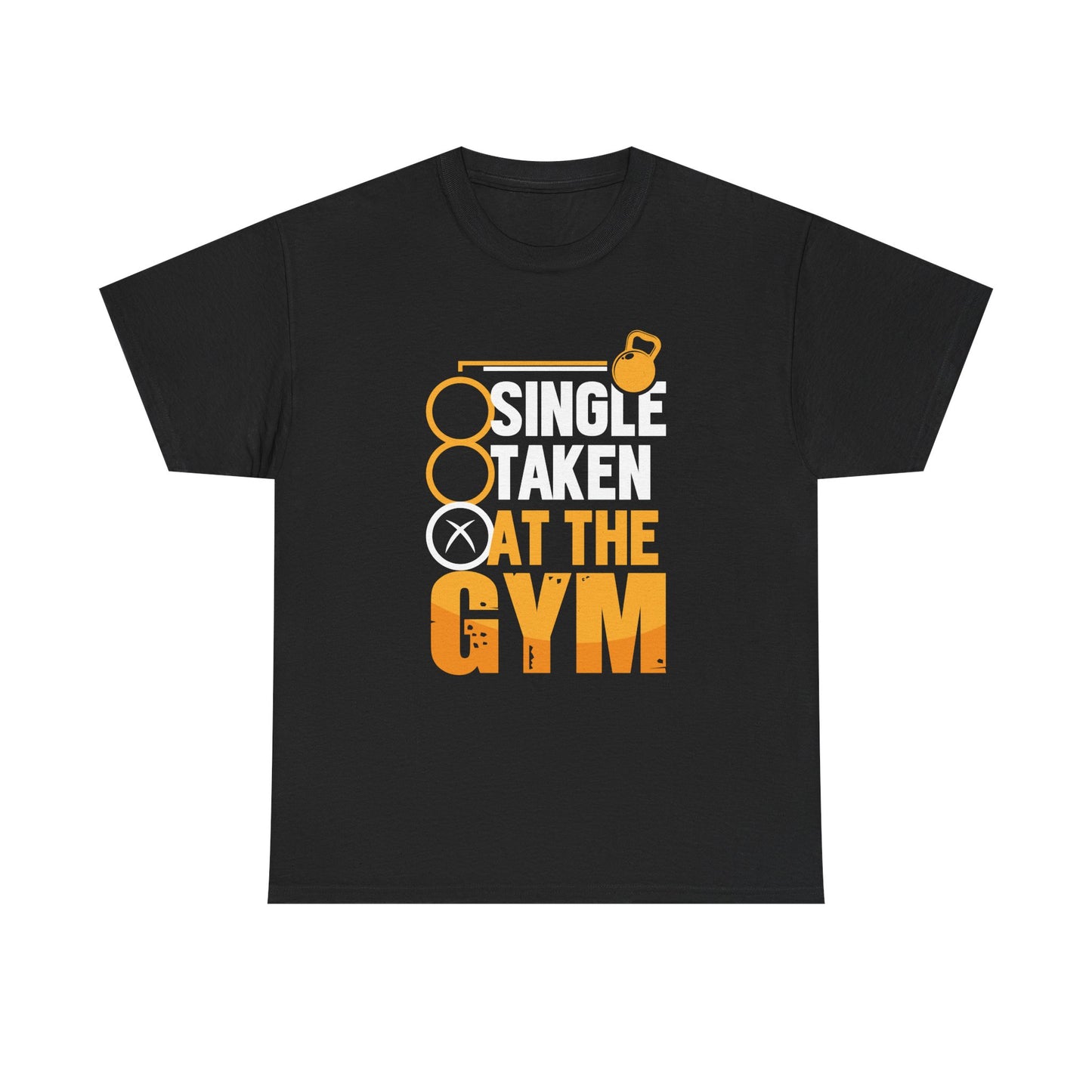 Single Taken at the Gym Unisex Heavy Cotton Tee - Fitness Humor Shirt