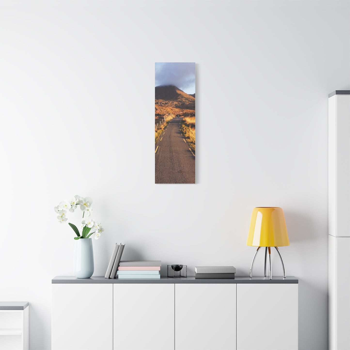 Sunset Road Matte Canvas, Stretched, 1.25"