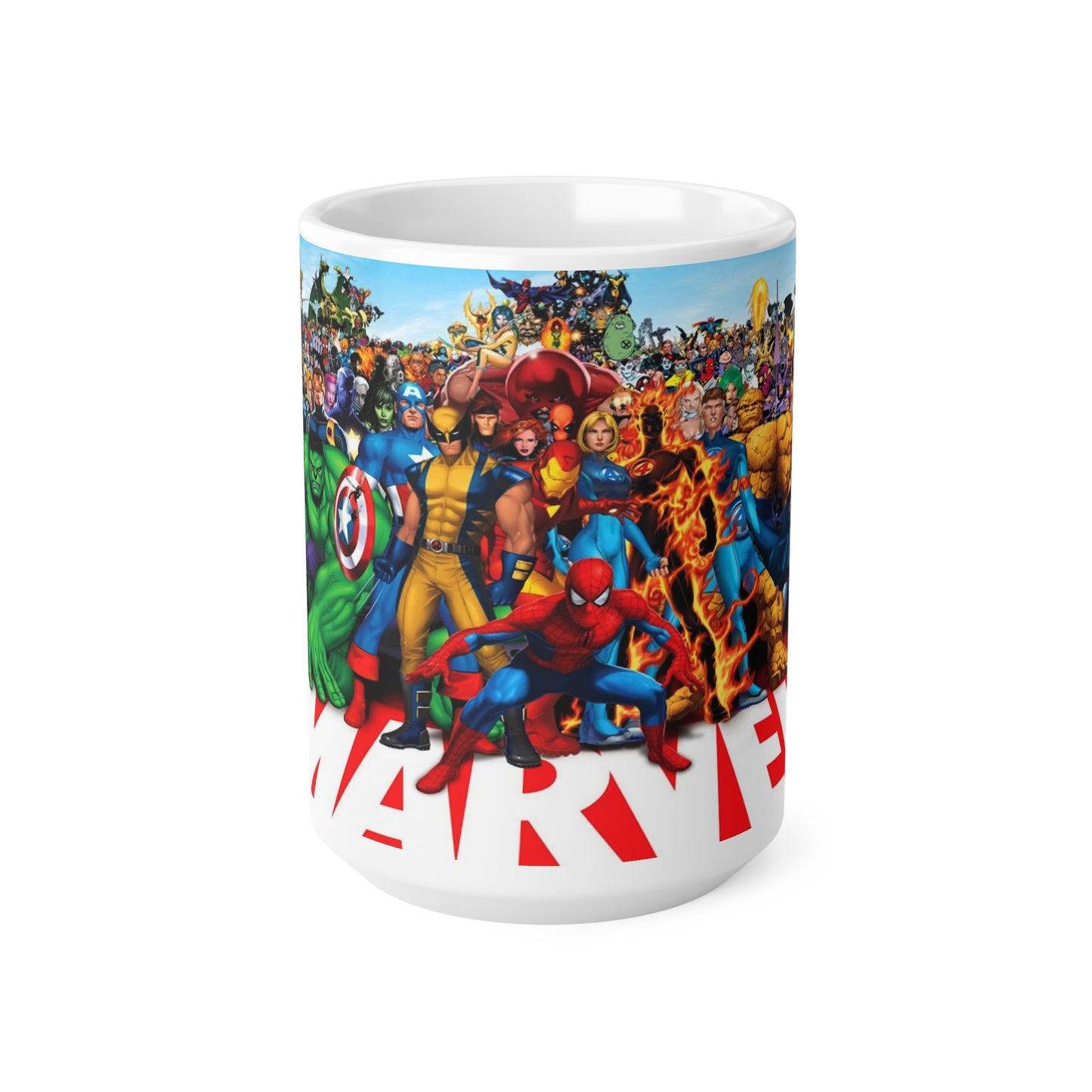 Marvel Superheroes Ceramic Coffee Cups - 11oz & 15oz - Perfect for Fans!