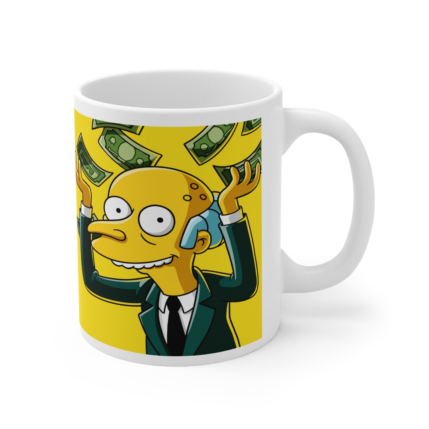 Funny Cartoon Coffee Mugs - Mr. Burns Designs, 11oz & 15oz
