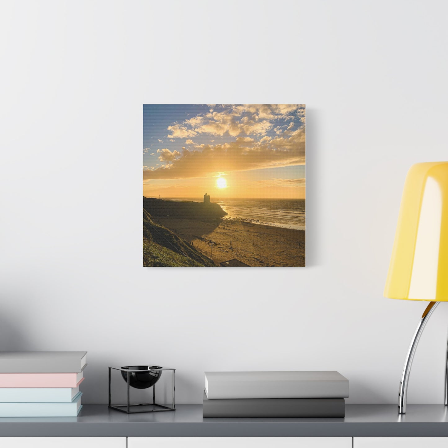 Ballybunion Sunset Castle Matte Canvas, Stretched, 1.25"