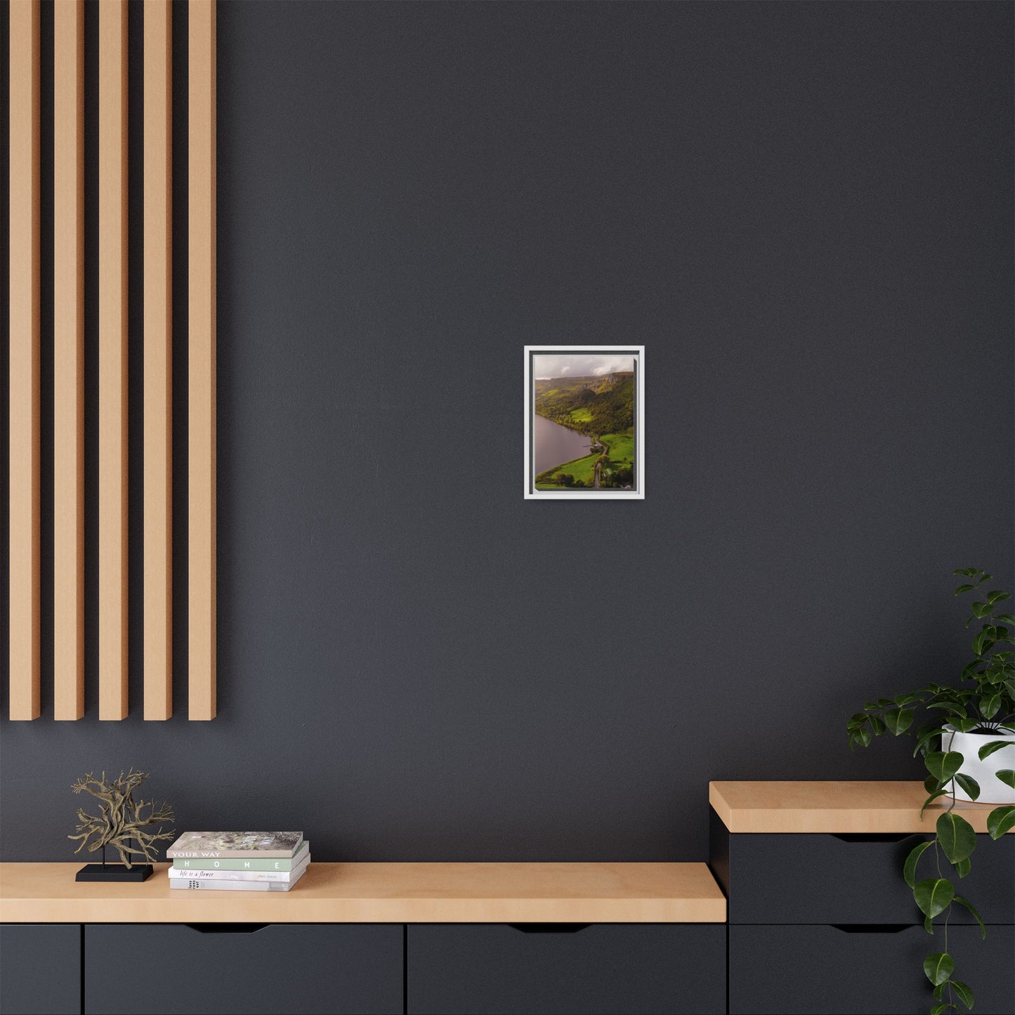 South in Aghadh an Aird or The Devil's Cheney Matte Canvas, Framed (Multi-color)