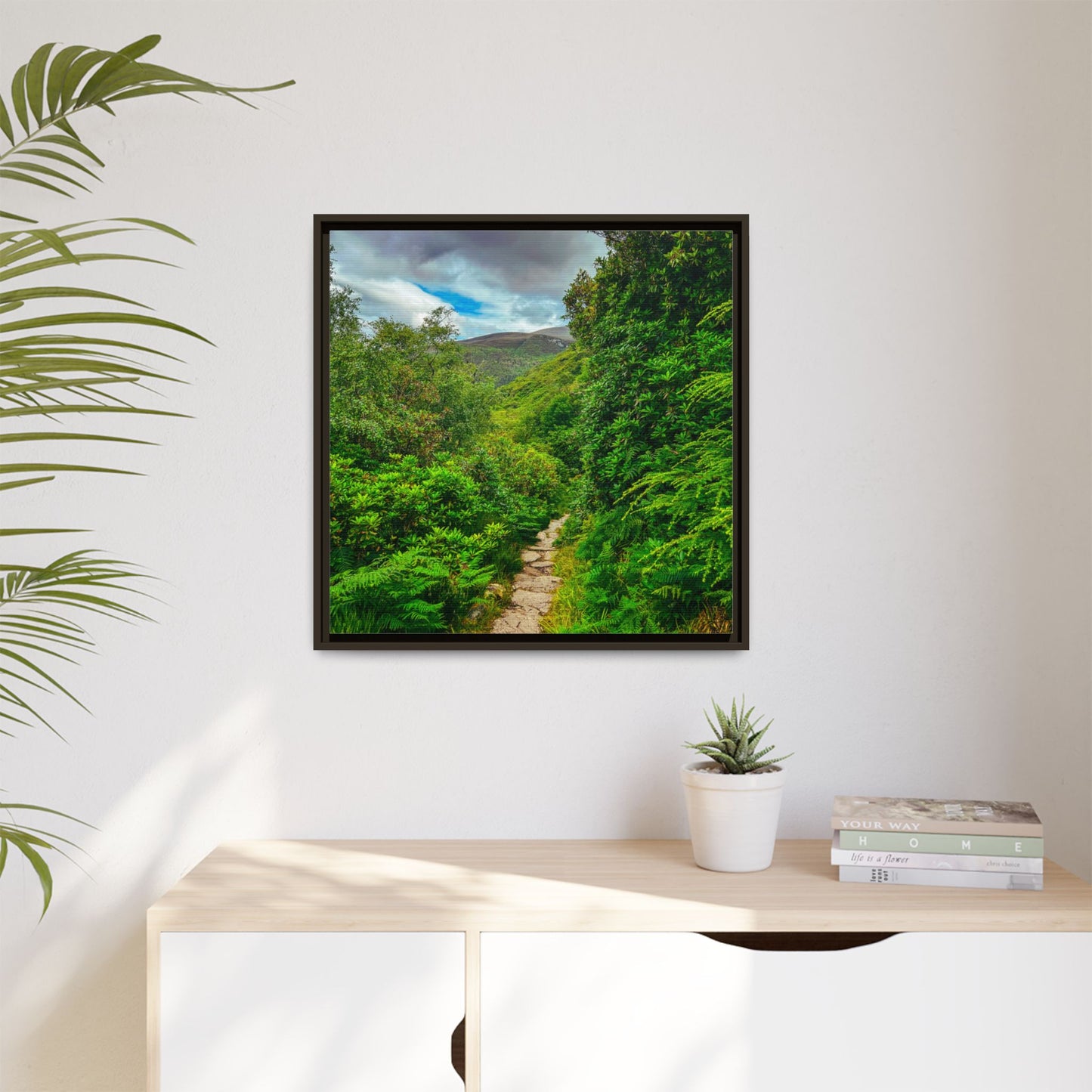 Torc Trail Matte Canvas, Framed (Multi-color)