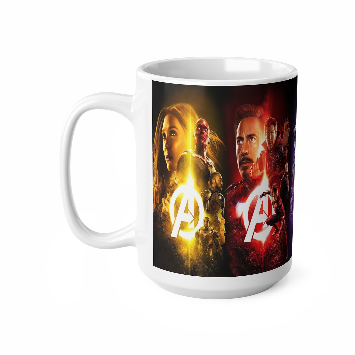 Avengers Ceramic Coffee Cups - 11oz & 15oz - Heroic Superhero Mugs for Fans