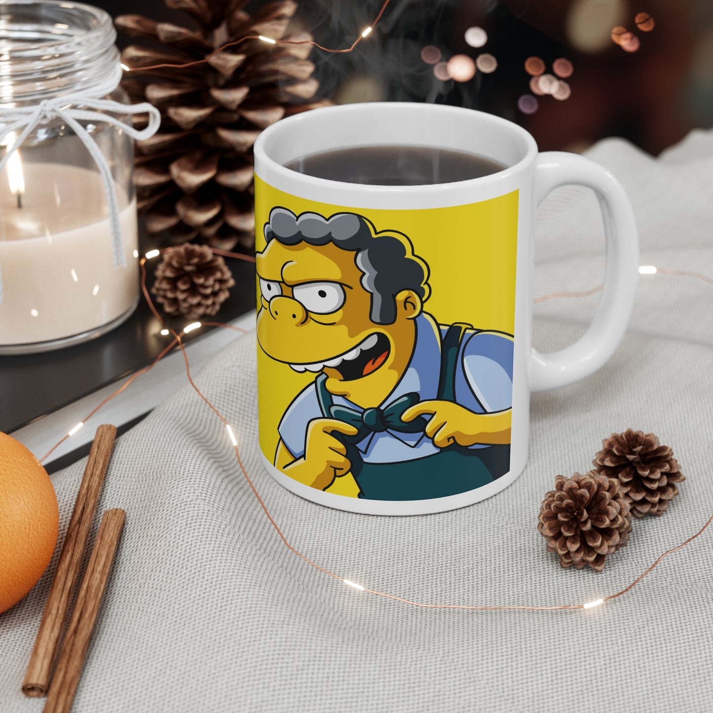 Funny Character Design Ceramic Coffee Mug - 11oz & 15oz
