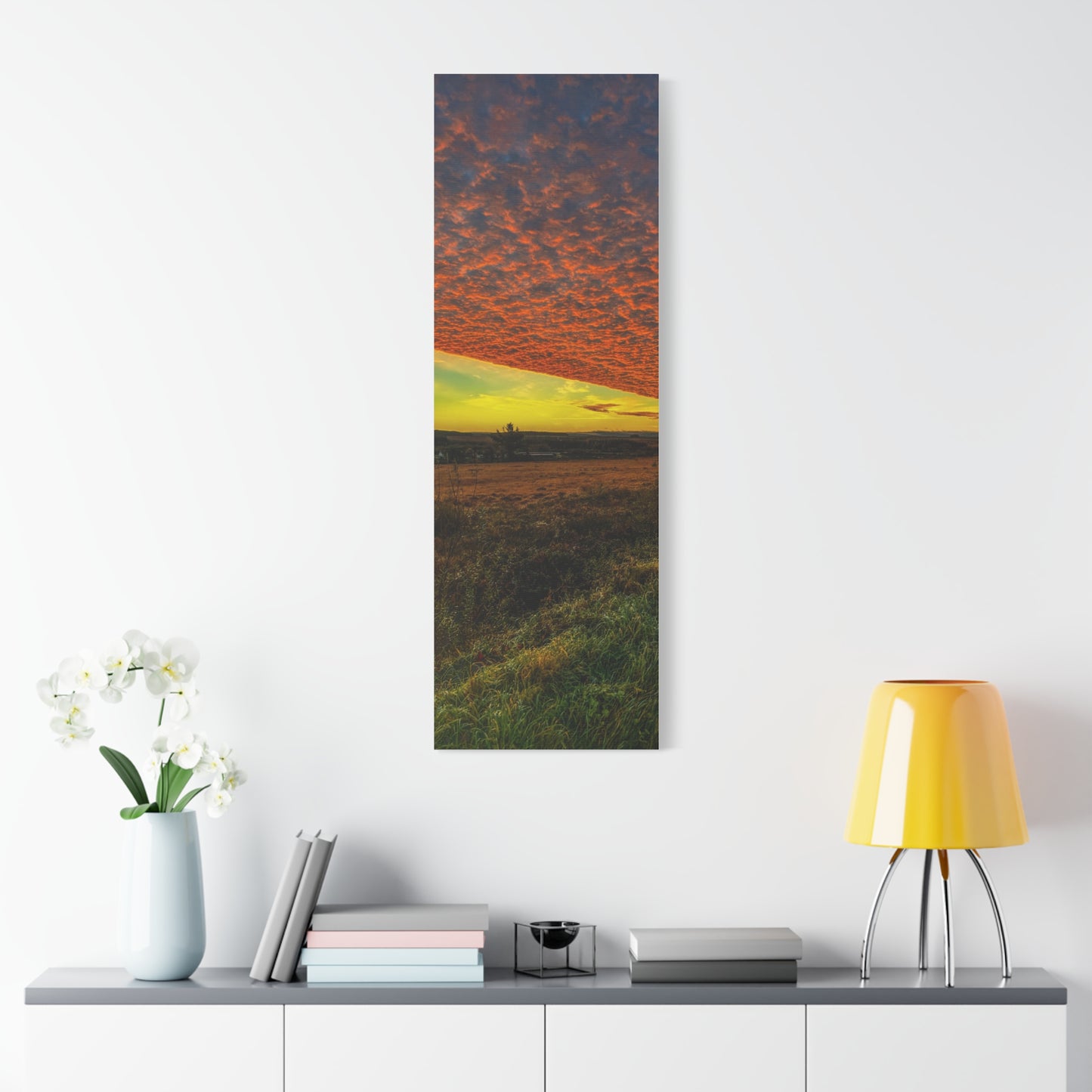 Cloudy Sunset Matte Canvas, Stretched, 1.25"