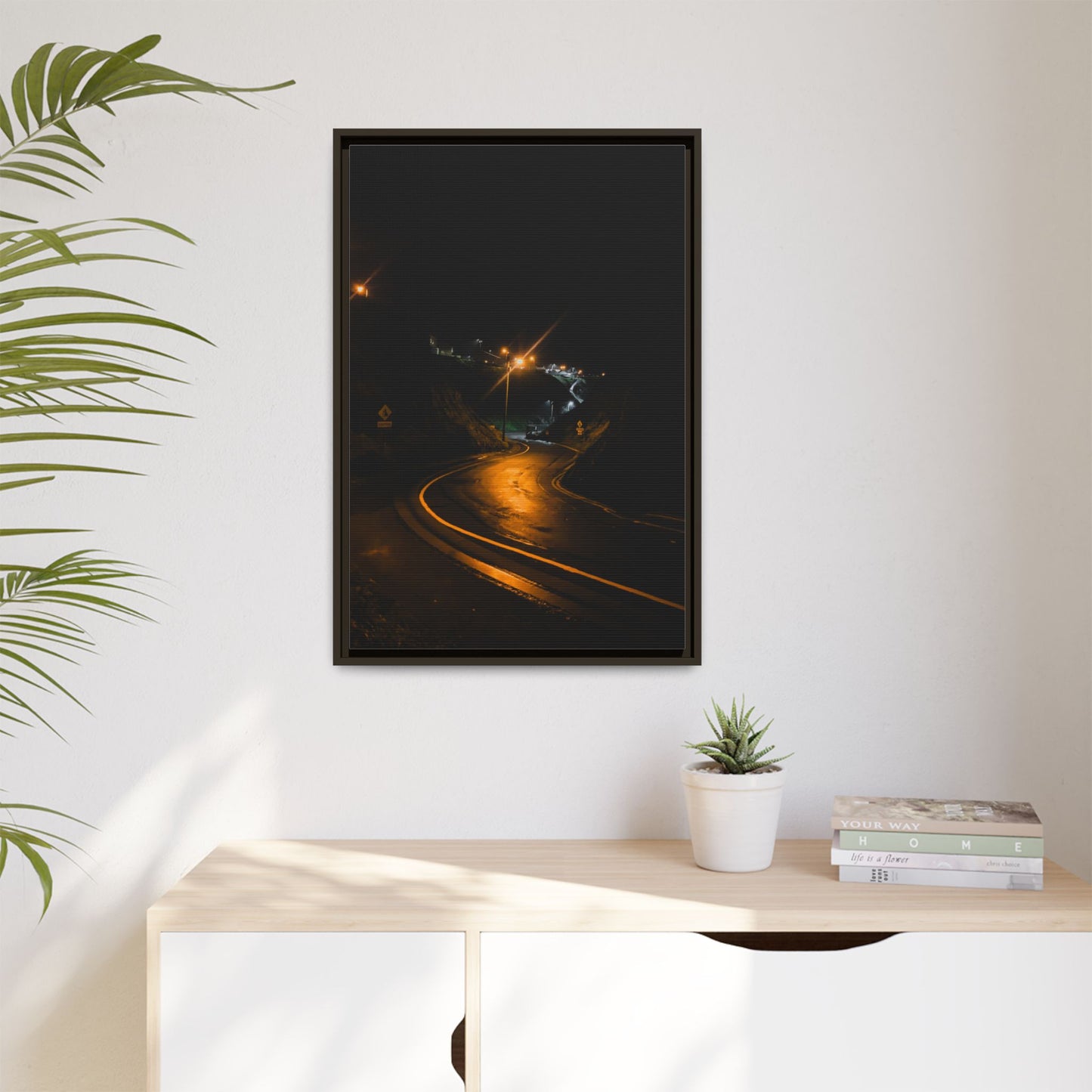 Ballybunion at Night Matte Canvas, Framed (Multi-color)