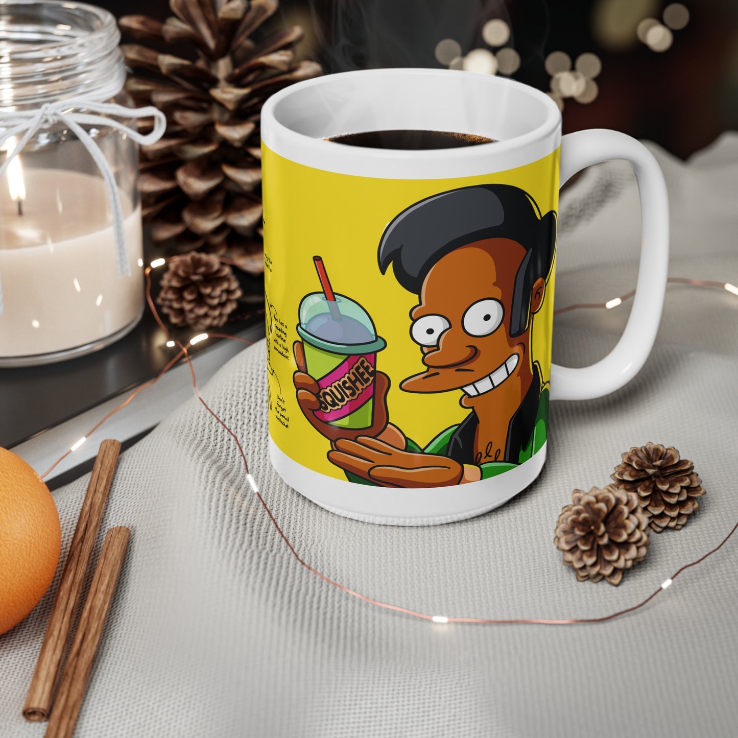 Whimsical Cartoon Character Coffee Mug - Fun, Unique Gift for Fans