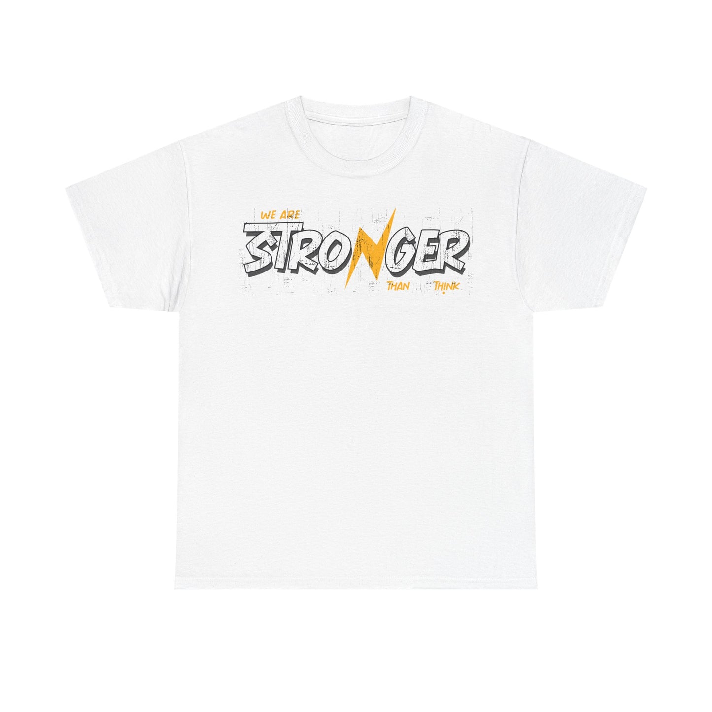 Stronger Together Unisex Heavy Cotton Tee - Inspirational Graphic Tee