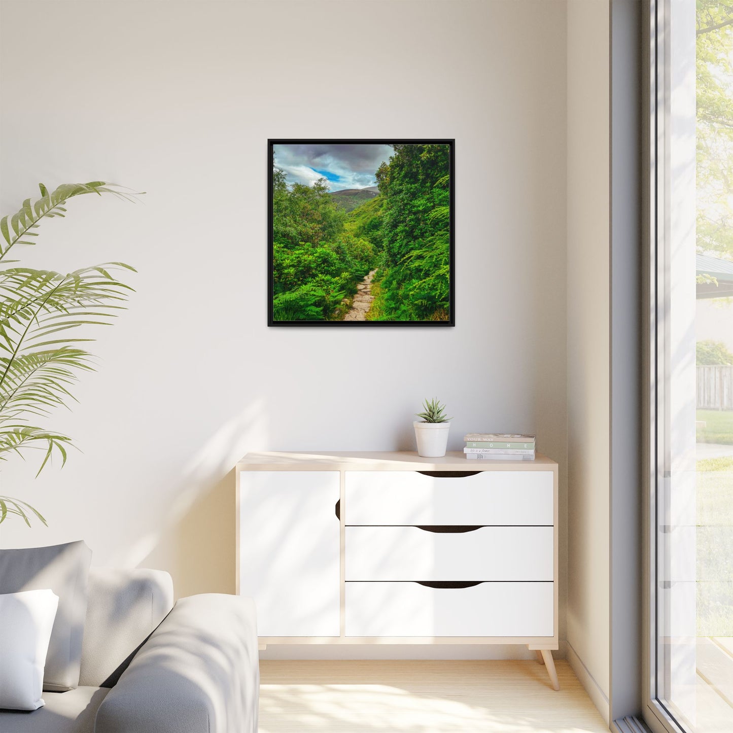Torc Trail Matte Canvas, Framed (Multi-color)