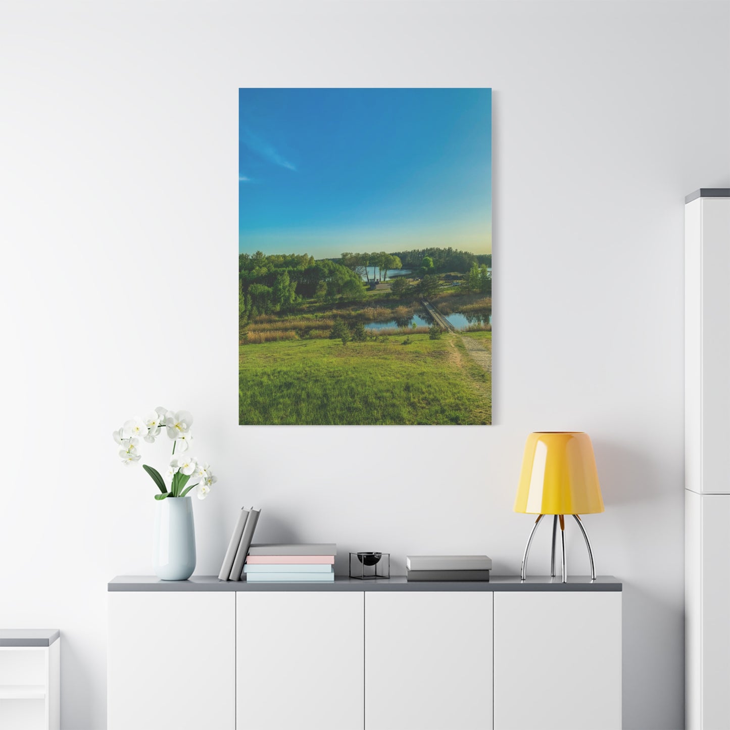 Zagare Lake, Lithuania Matte Canvas, Stretched, 1.25"