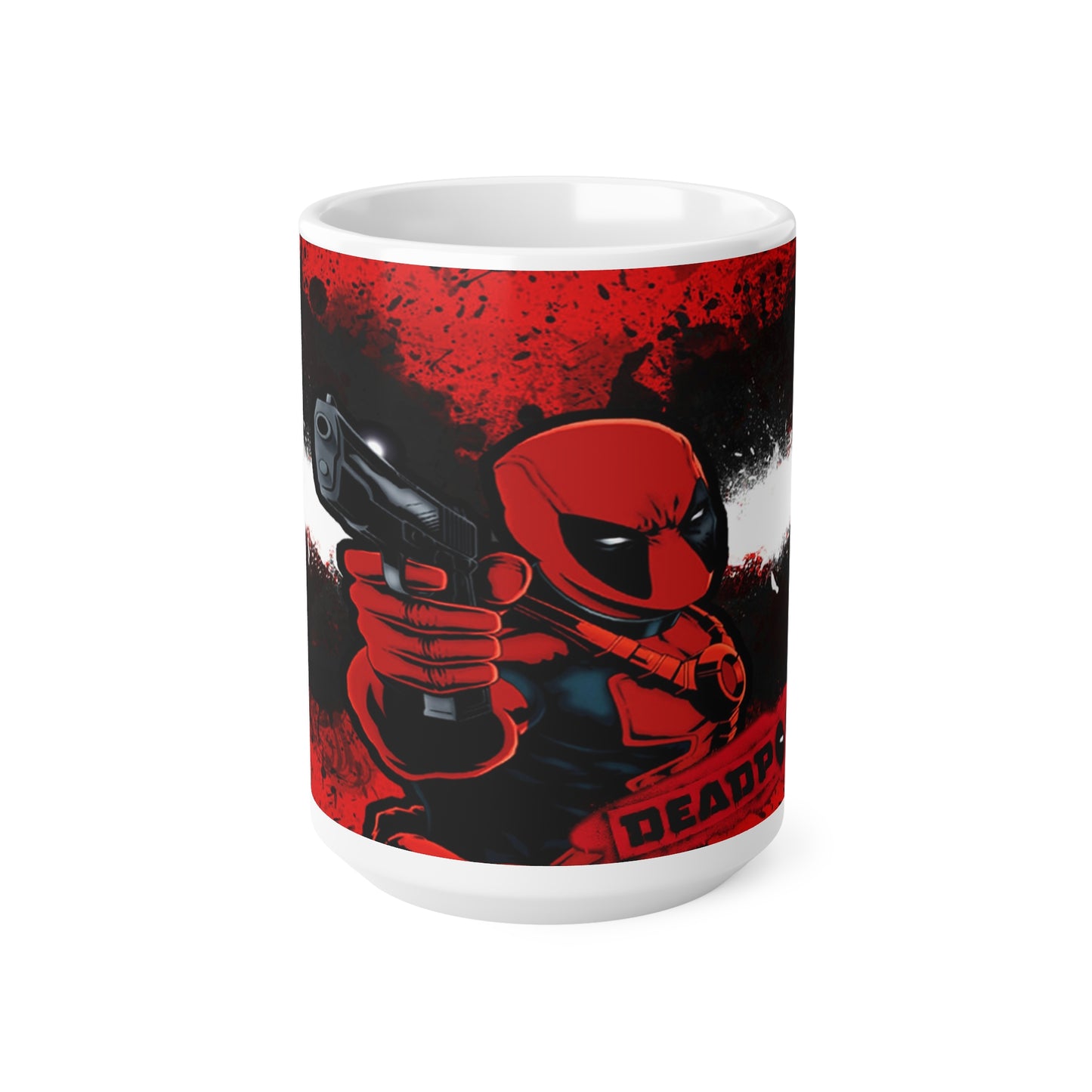 Deadpool-Inspired Ceramic Coffee Mug - 11oz & 15oz | Perfect for Comic Fans & Superhero Lovers
