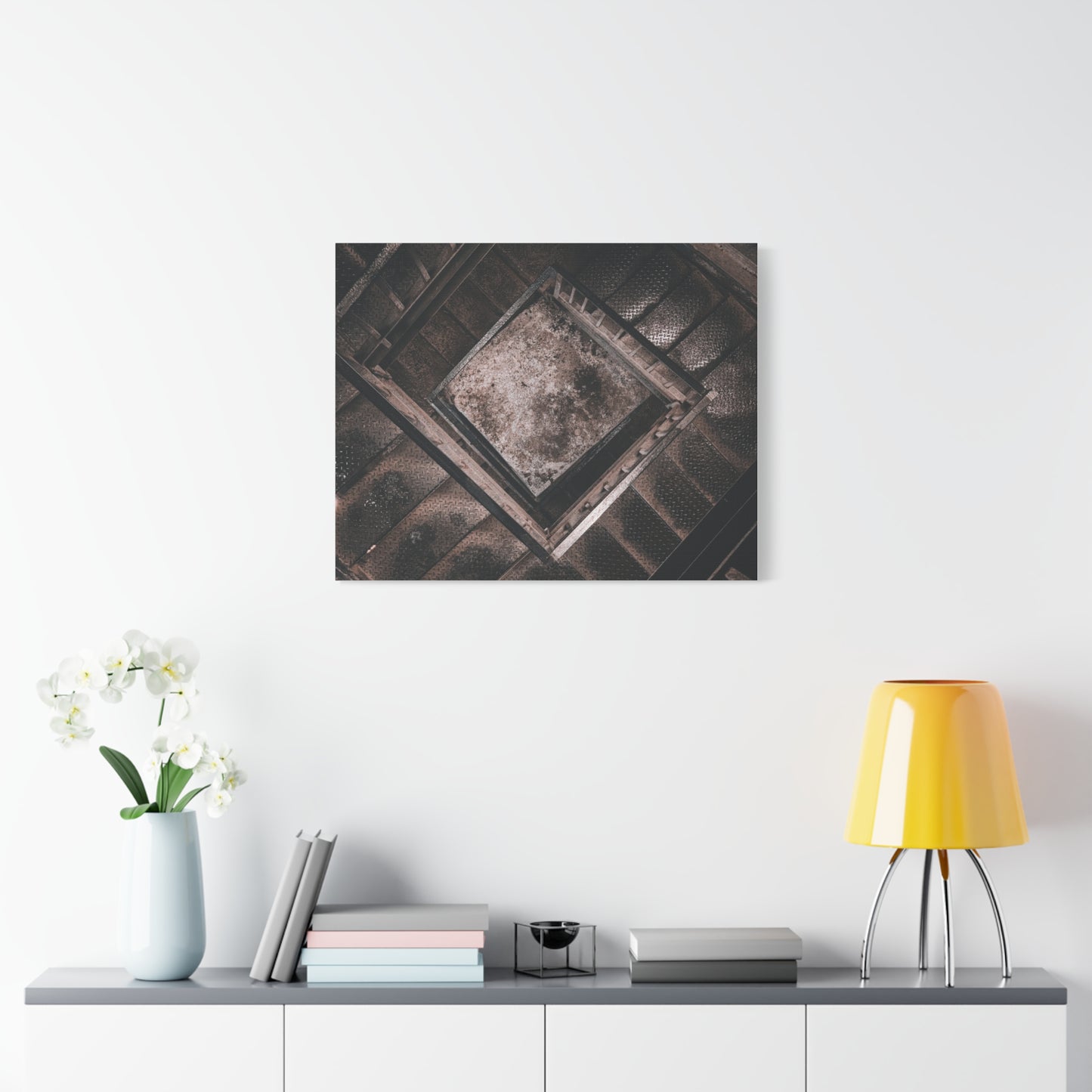 Stairs to Demon World Matte Canvas, Stretched, 1.25"