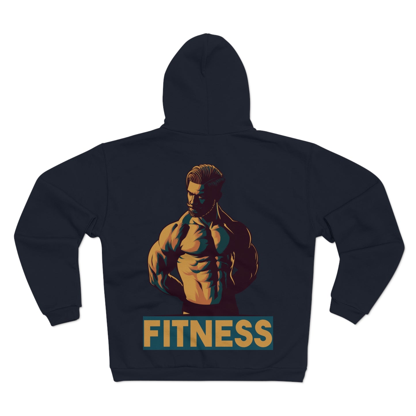 Fitness Motivational Unisex Hooded Zip Sweatshirt