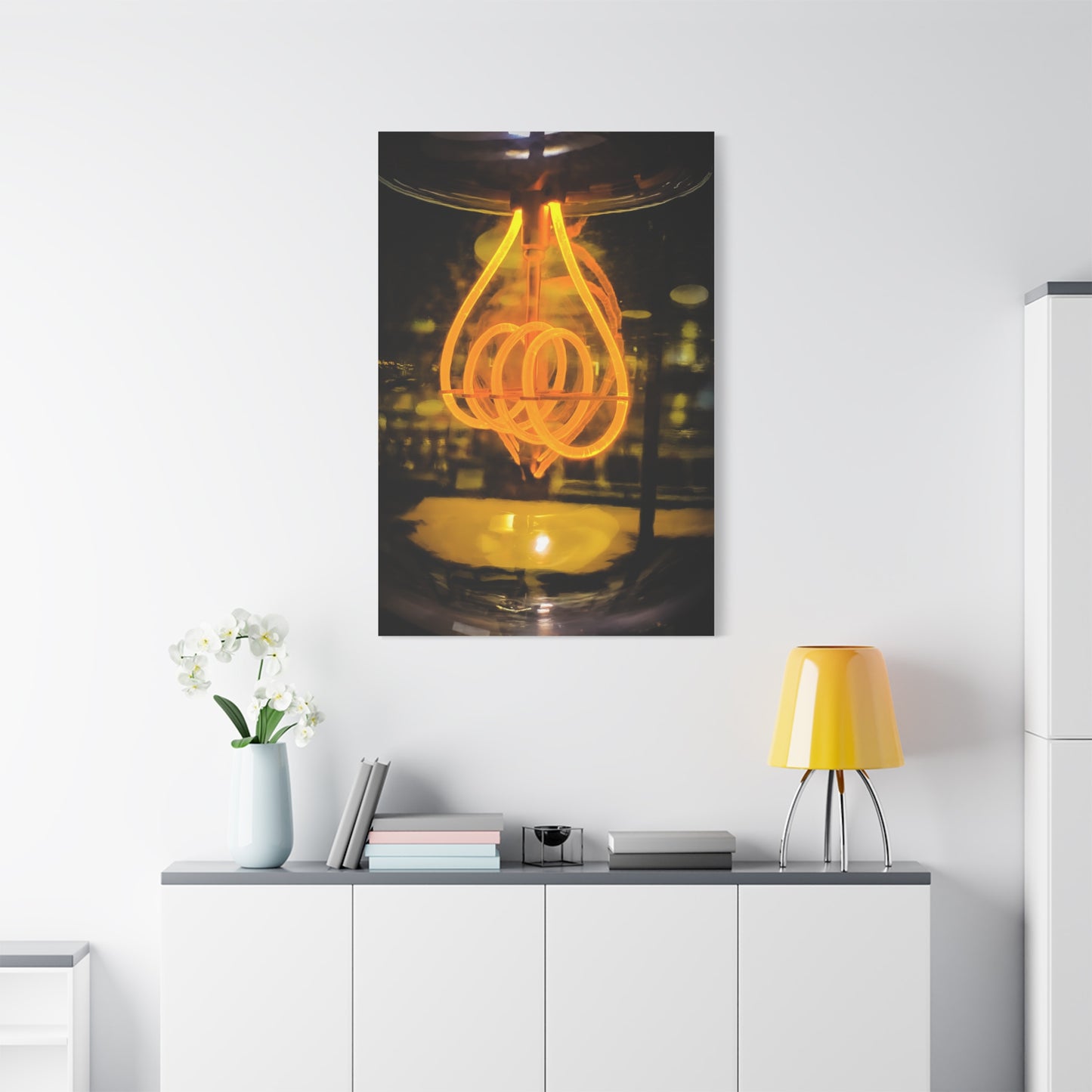 Bulb Matte Canvas, Stretched, 1.25"