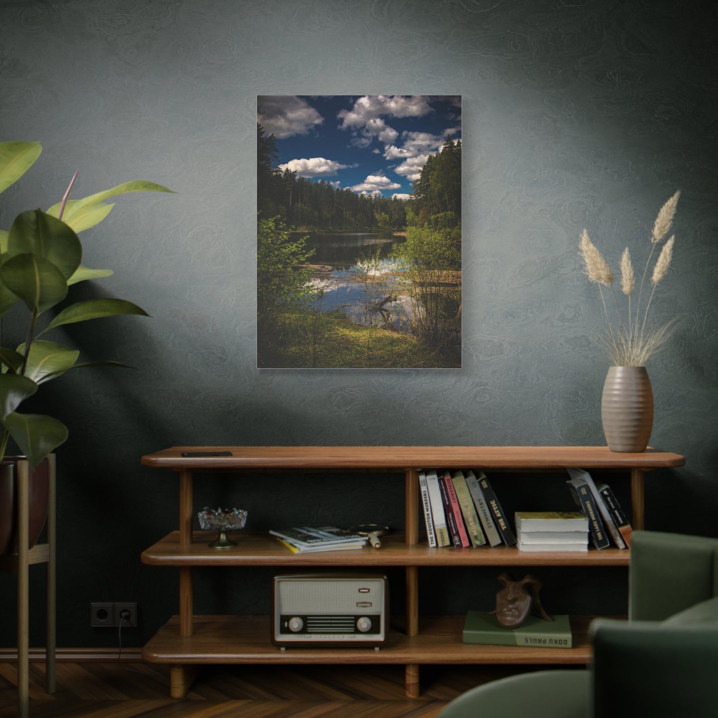 Vilnius Lake, Lithuania Matte Canvas, Stretched, 1.25"
