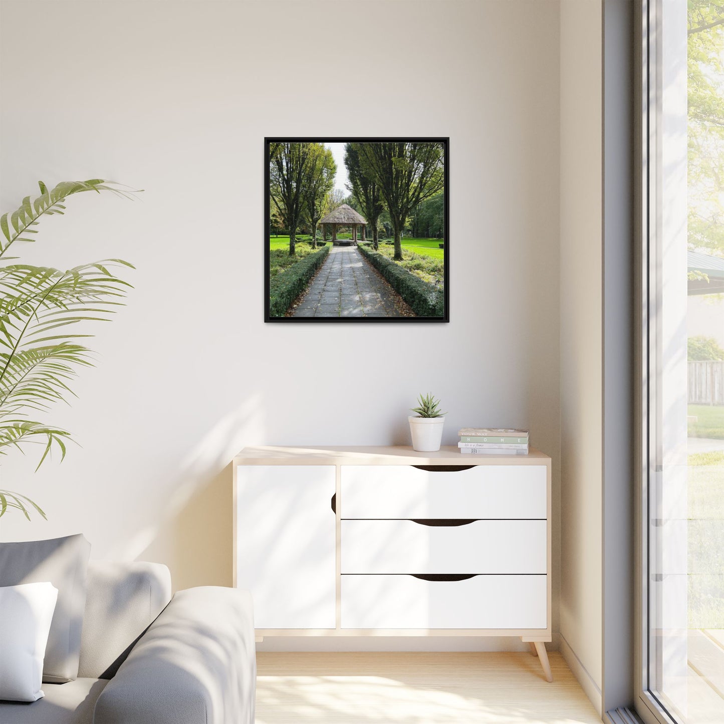 Adare Matte Canvas, Framed (Multi-color)