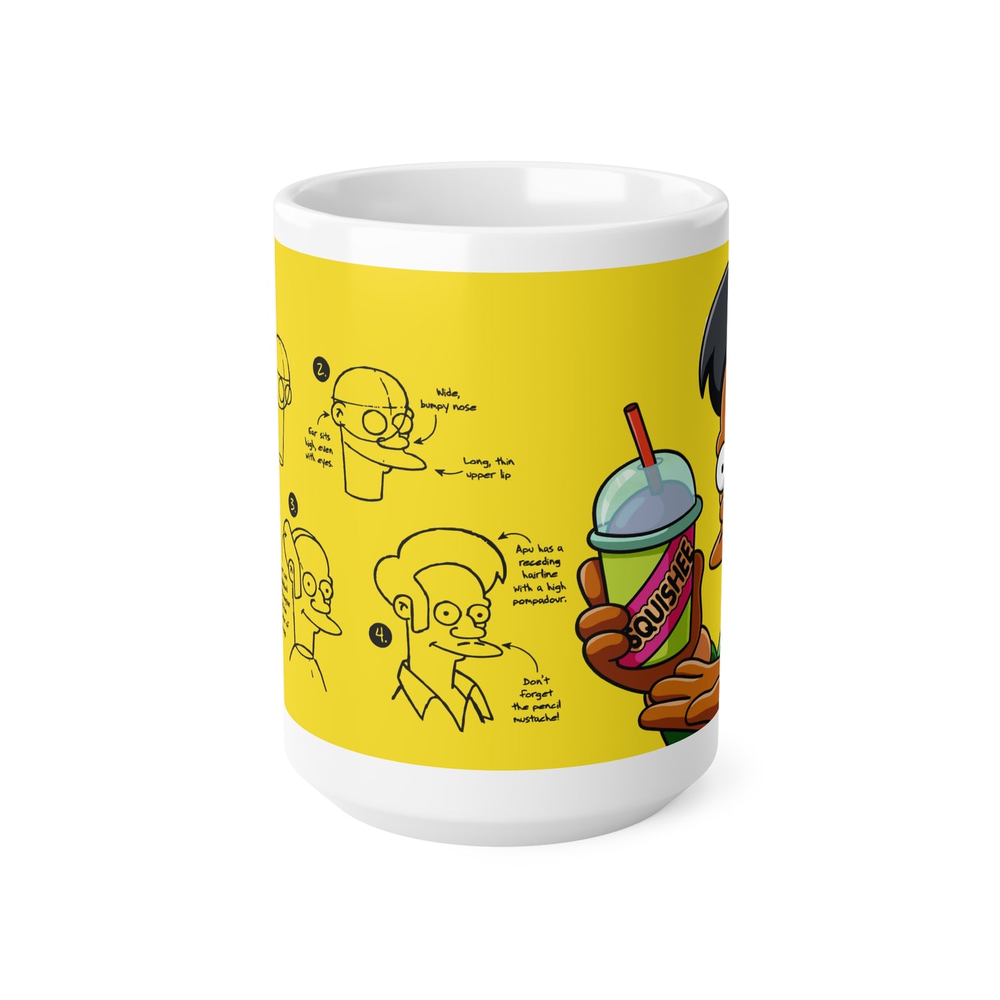 Whimsical Cartoon Character Coffee Mug - Fun, Unique Gift for Fans