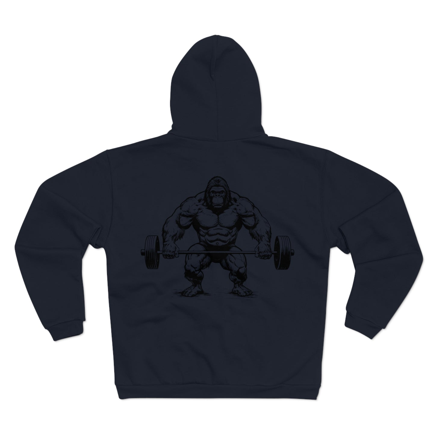 Gorilla Strength Gym Unisex Hooded Zip Sweatshirt