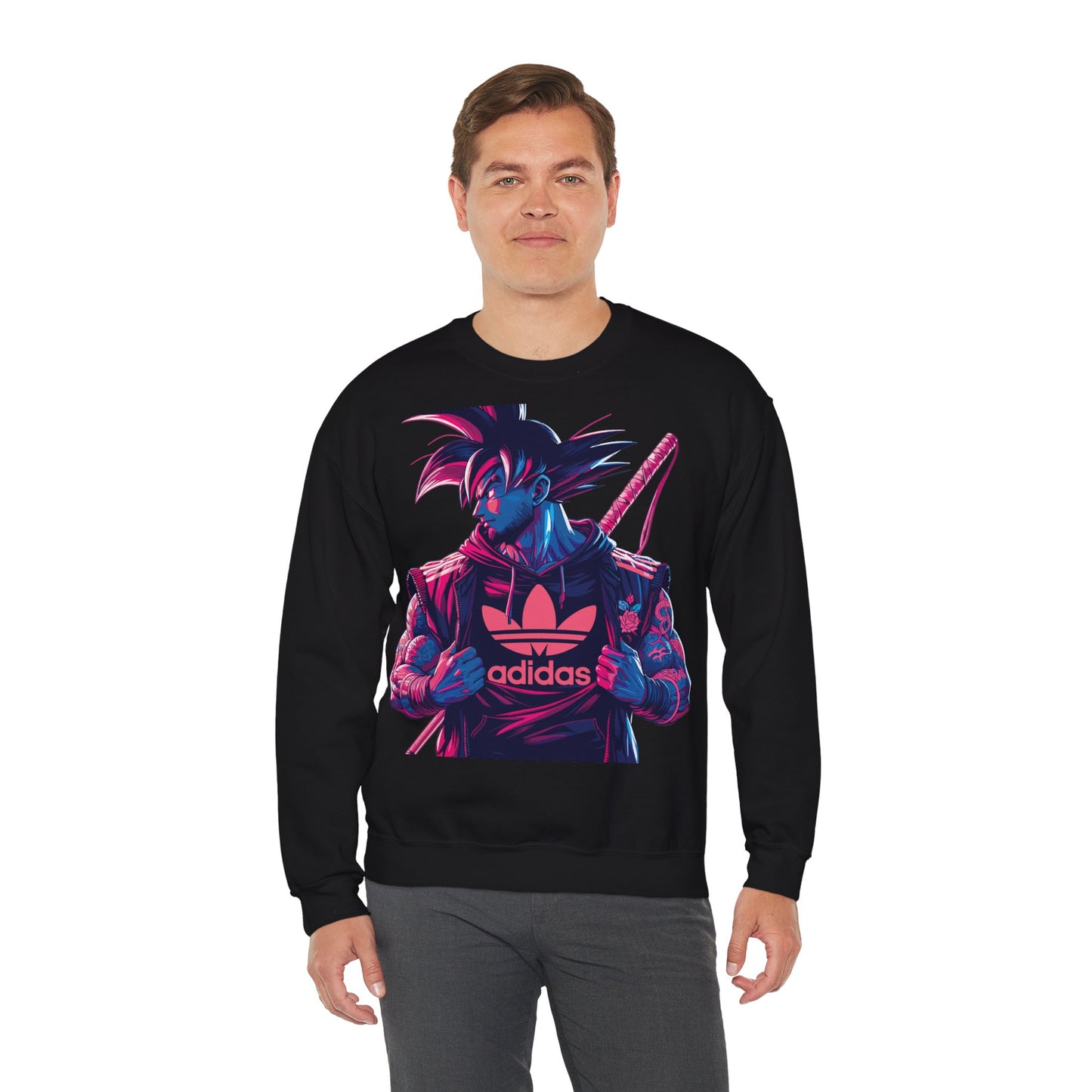 Retro Anime Inspired Unisex Crewneck Sweatshirt