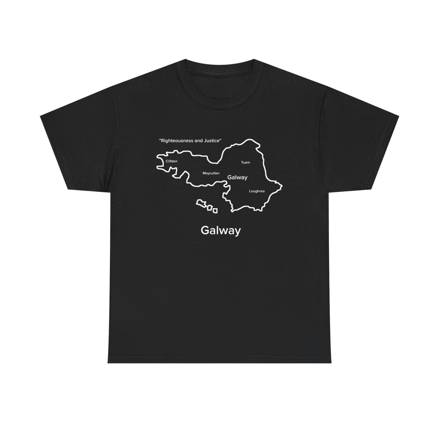 Galway Unisex Heavy Cotton T-Shirt Black Edition