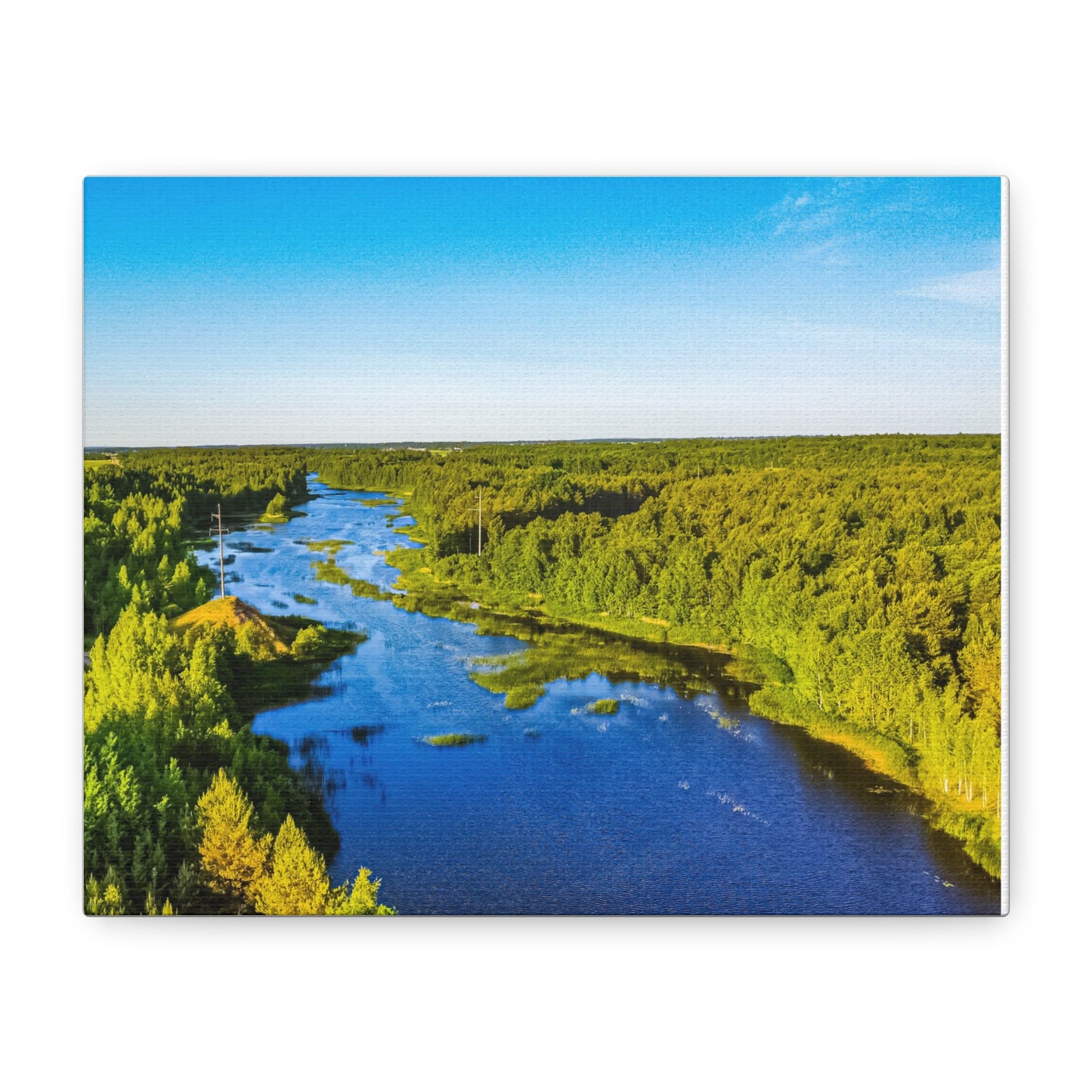 Zagare Lake Matte Canvas, Stretched, 1.25"