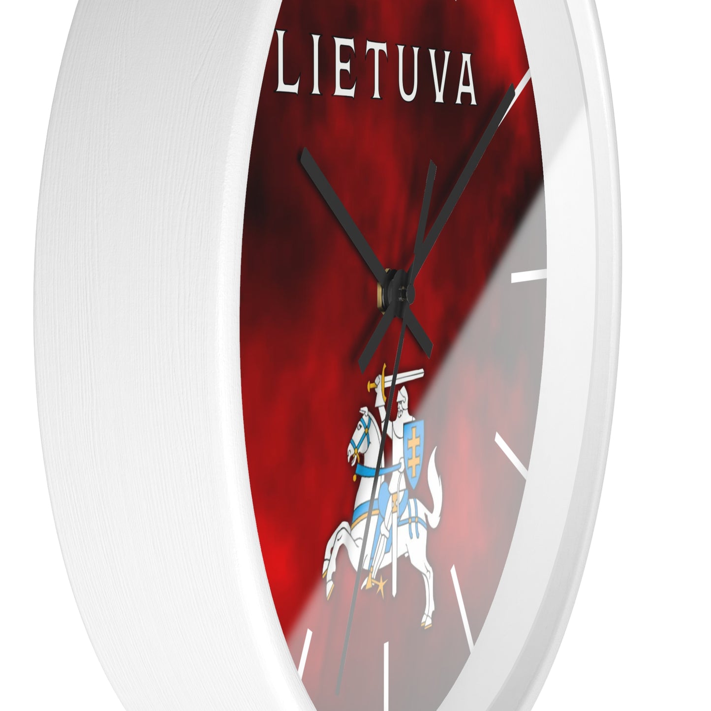 Lietuva With Vytis Themed Wall Clock – Stylish Decor for Lithuanian Pride