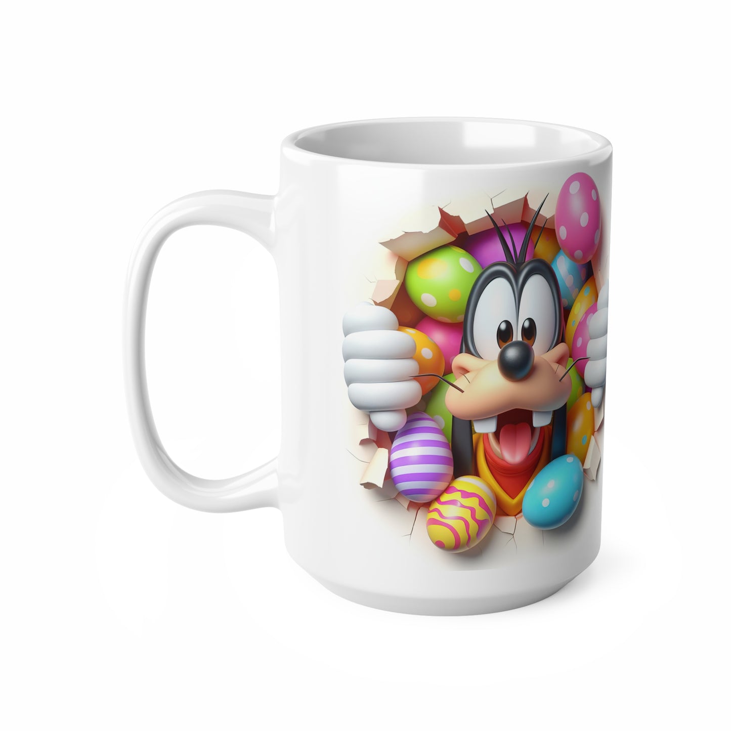 Colorful Cartoon Character Easter Coffee Mug - 11oz & 15oz
