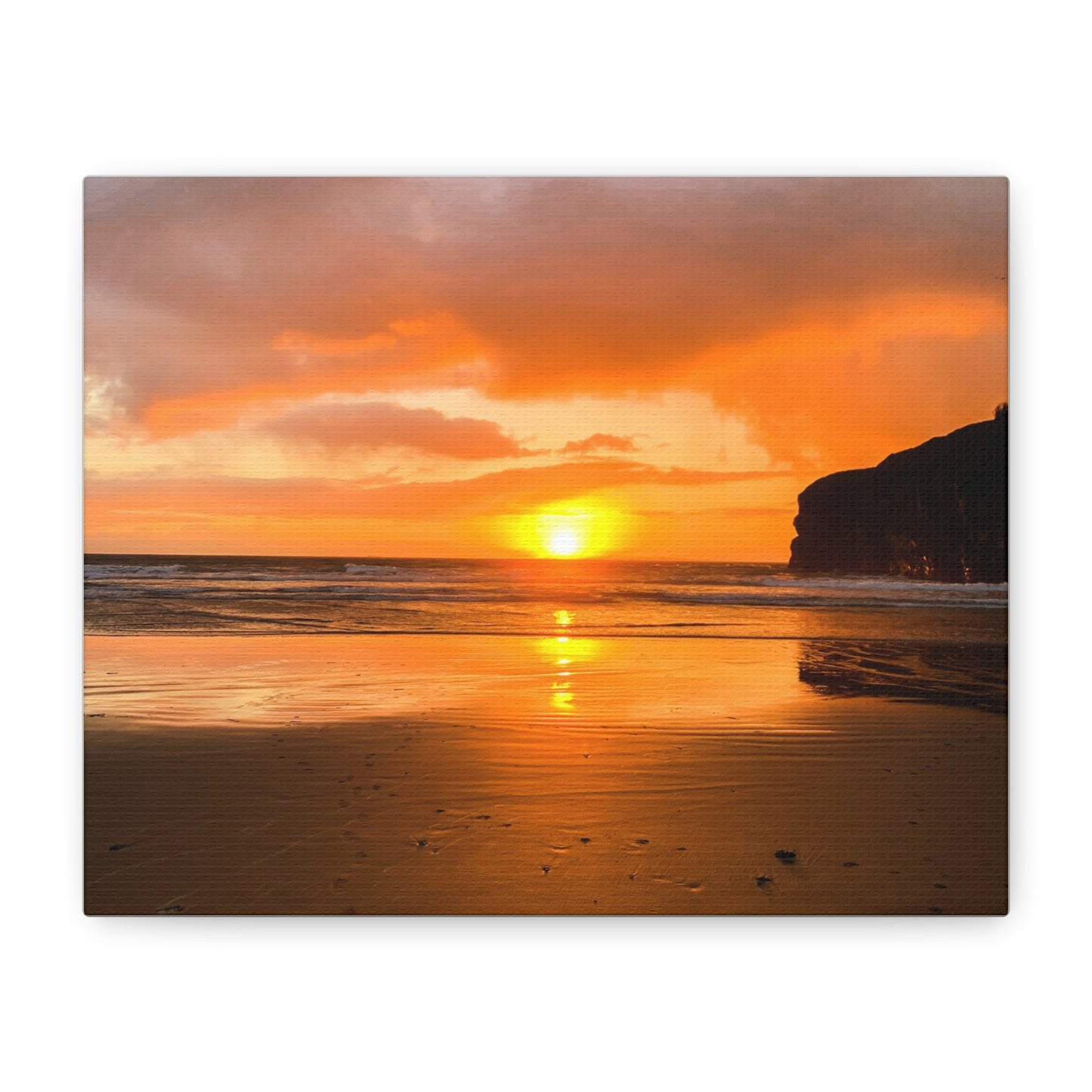 Sunset in Ballybunion Matte Canvas, Stretched, 1.25"