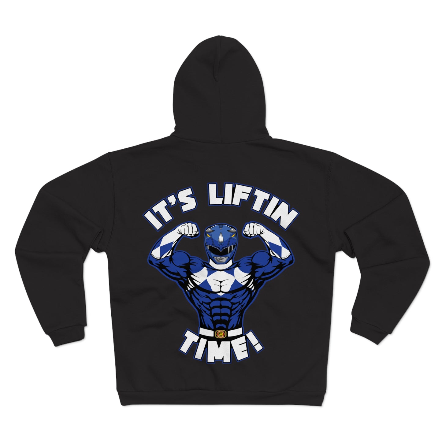 It's Liftin' Time Unisex Hooded Zip Sweatshirt - Perfect for Fitness Enthusiasts