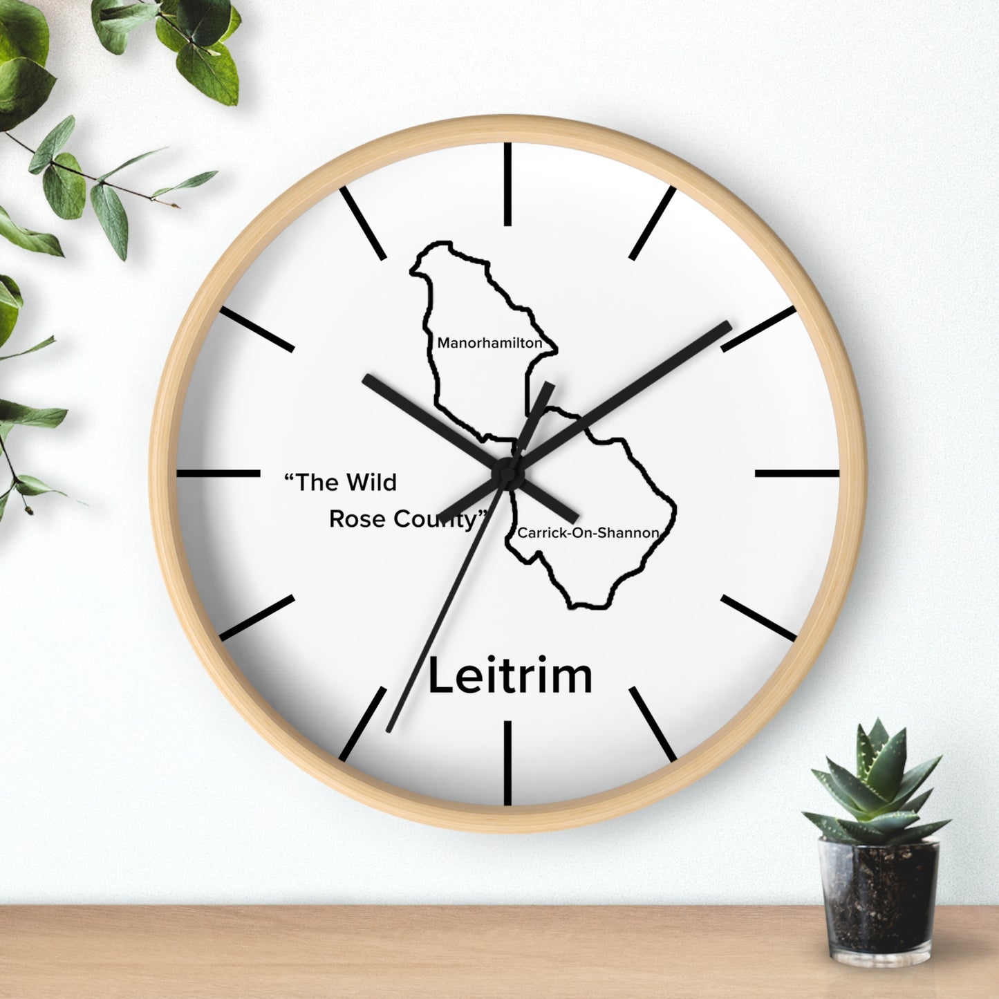 Leitrim County Wall Clock