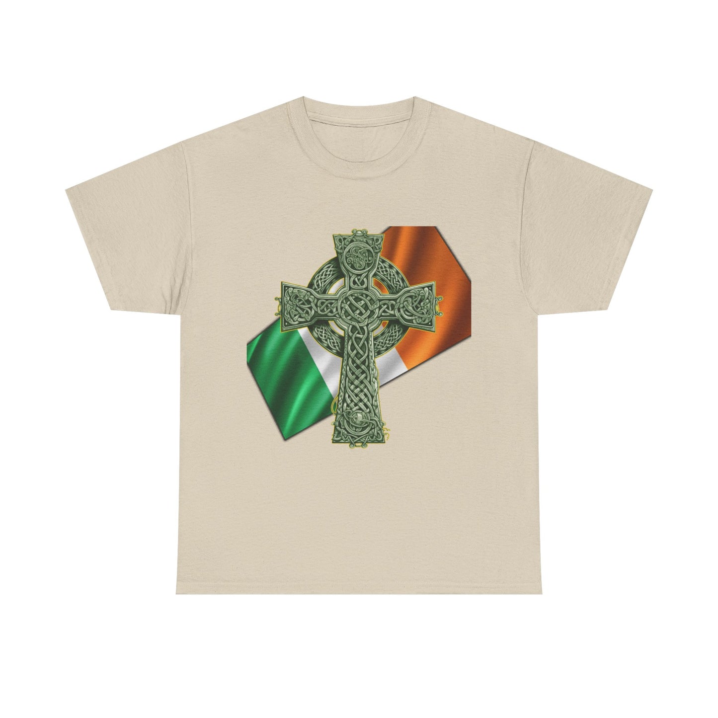 Celtic Cross Unisex Heavy Cotton Tee