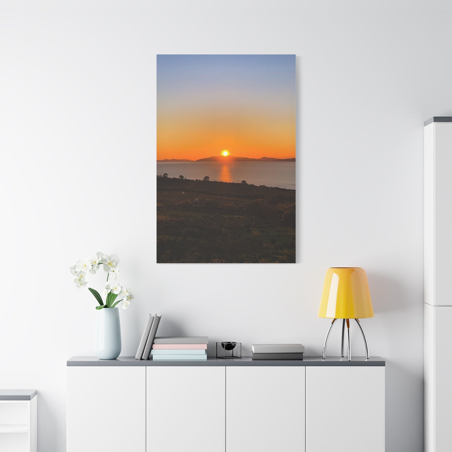Sunset Ring of Kerry Matte Canvas, Stretched, 1.25"