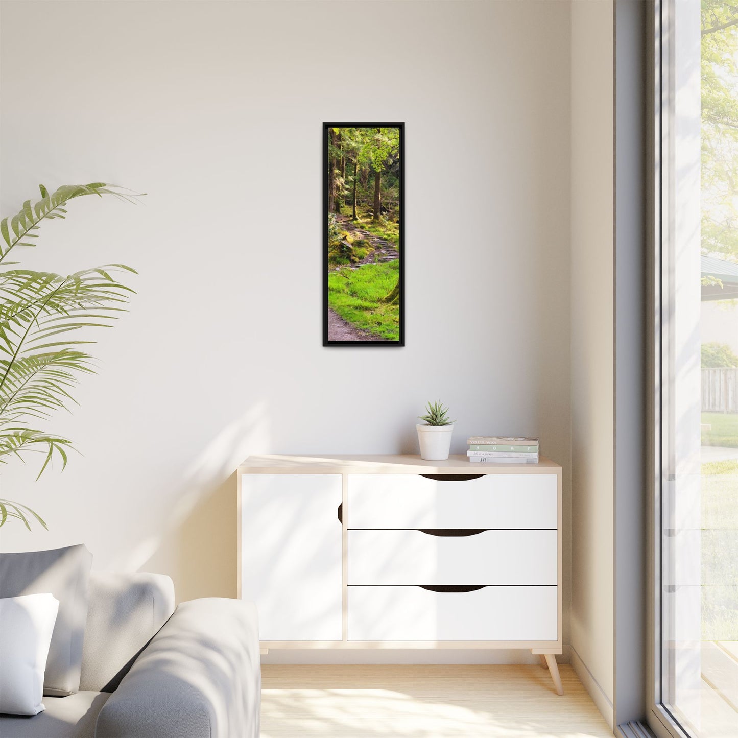 Torc Trail Matte Canvas, Framed (Multi-color)