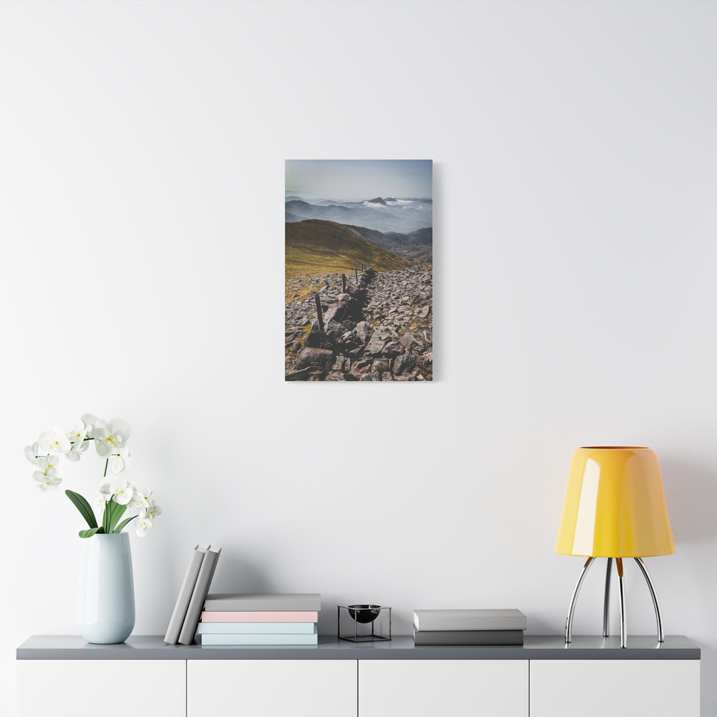 Wall in Mountains Matte Canvas, Stretched, 1.25"