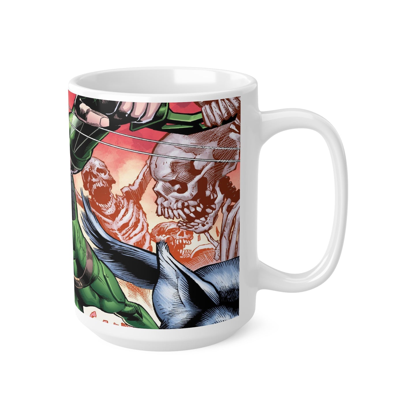 Comic Hero Ceramic Coffee Cups - 11oz & 15oz - Perfect for Fans and Collectors!