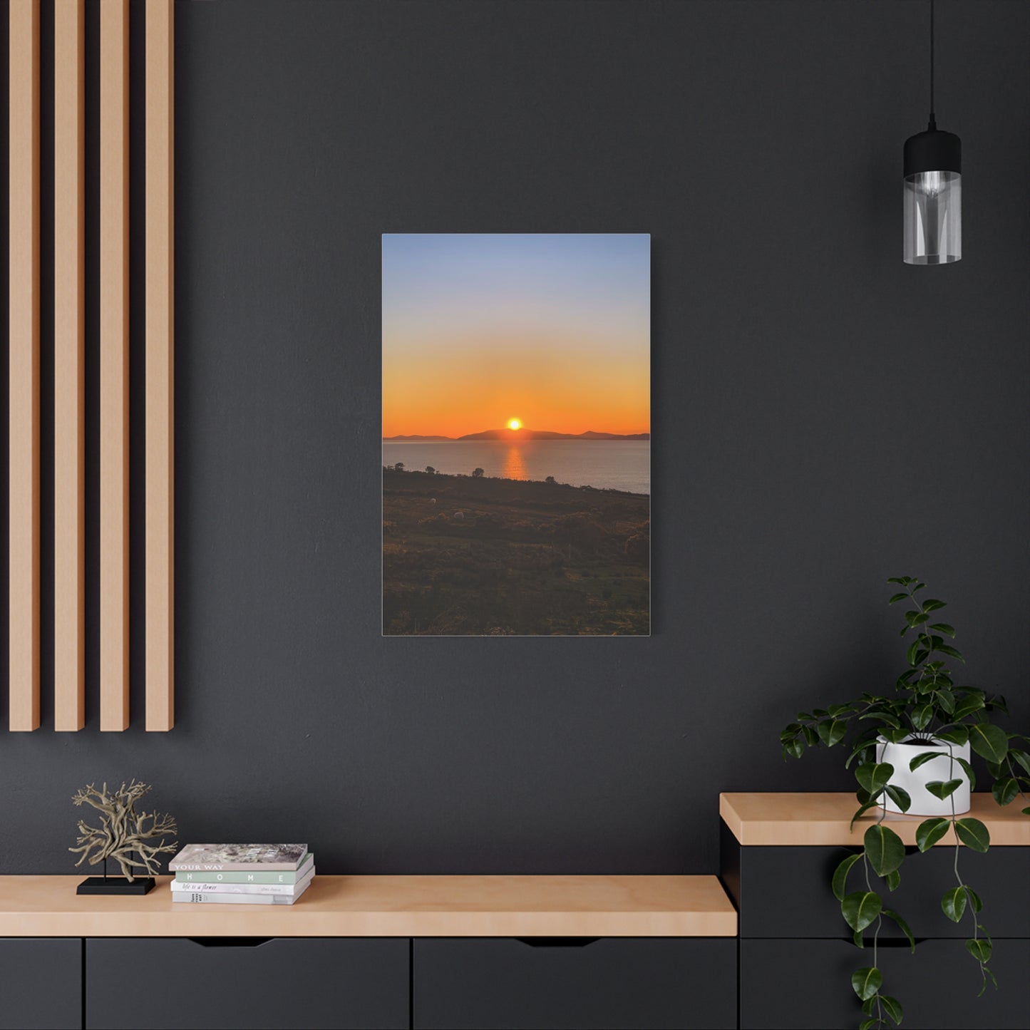 Sunset Ring of Kerry Matte Canvas, Stretched, 1.25"