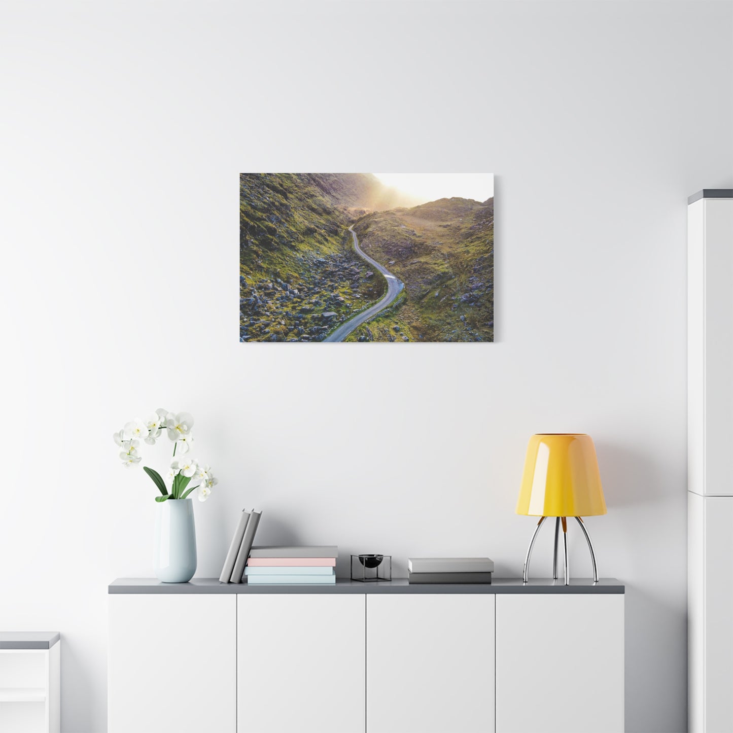 Valley Road Matte Canvas, Stretched, 1.25"