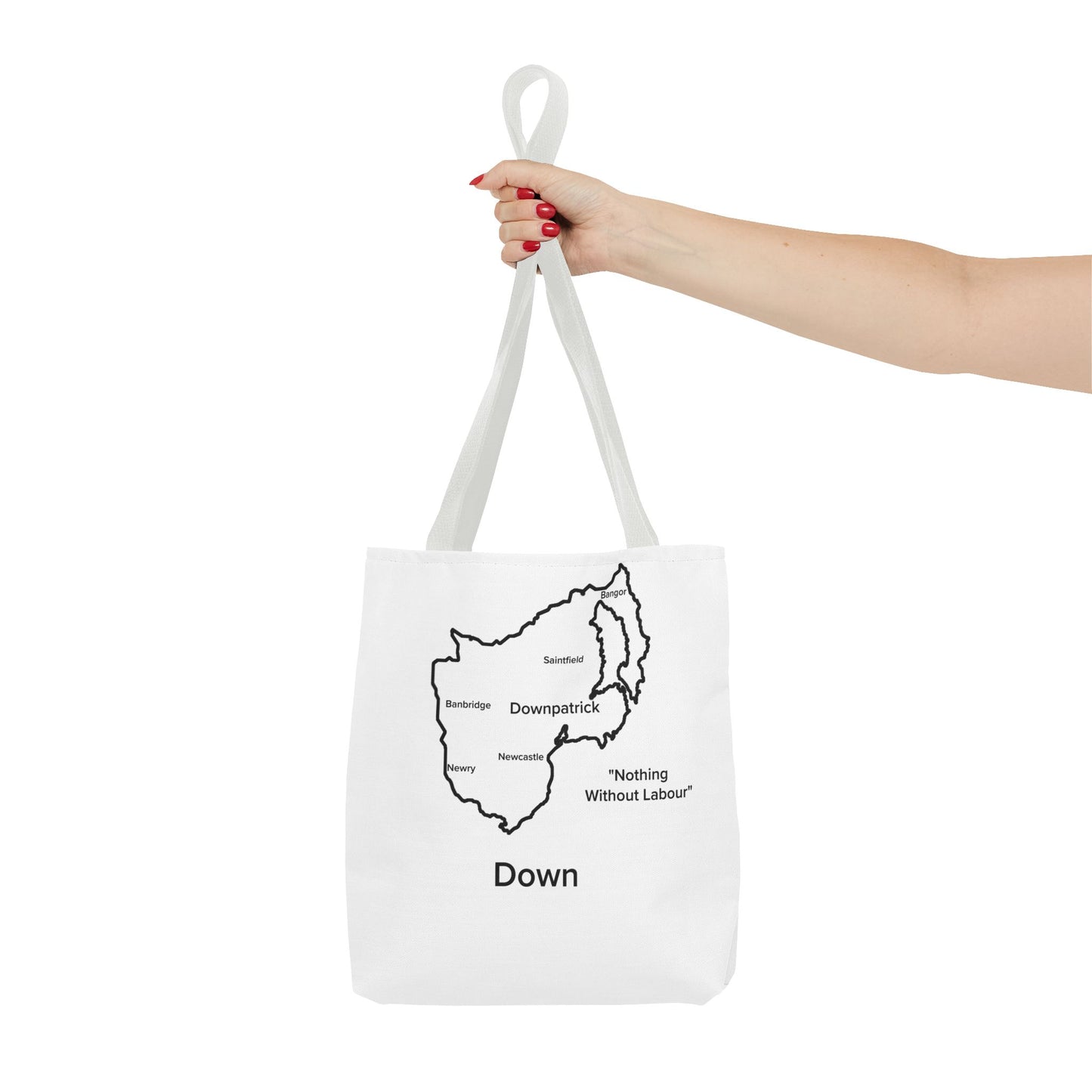 Down Tote Bag White Edition