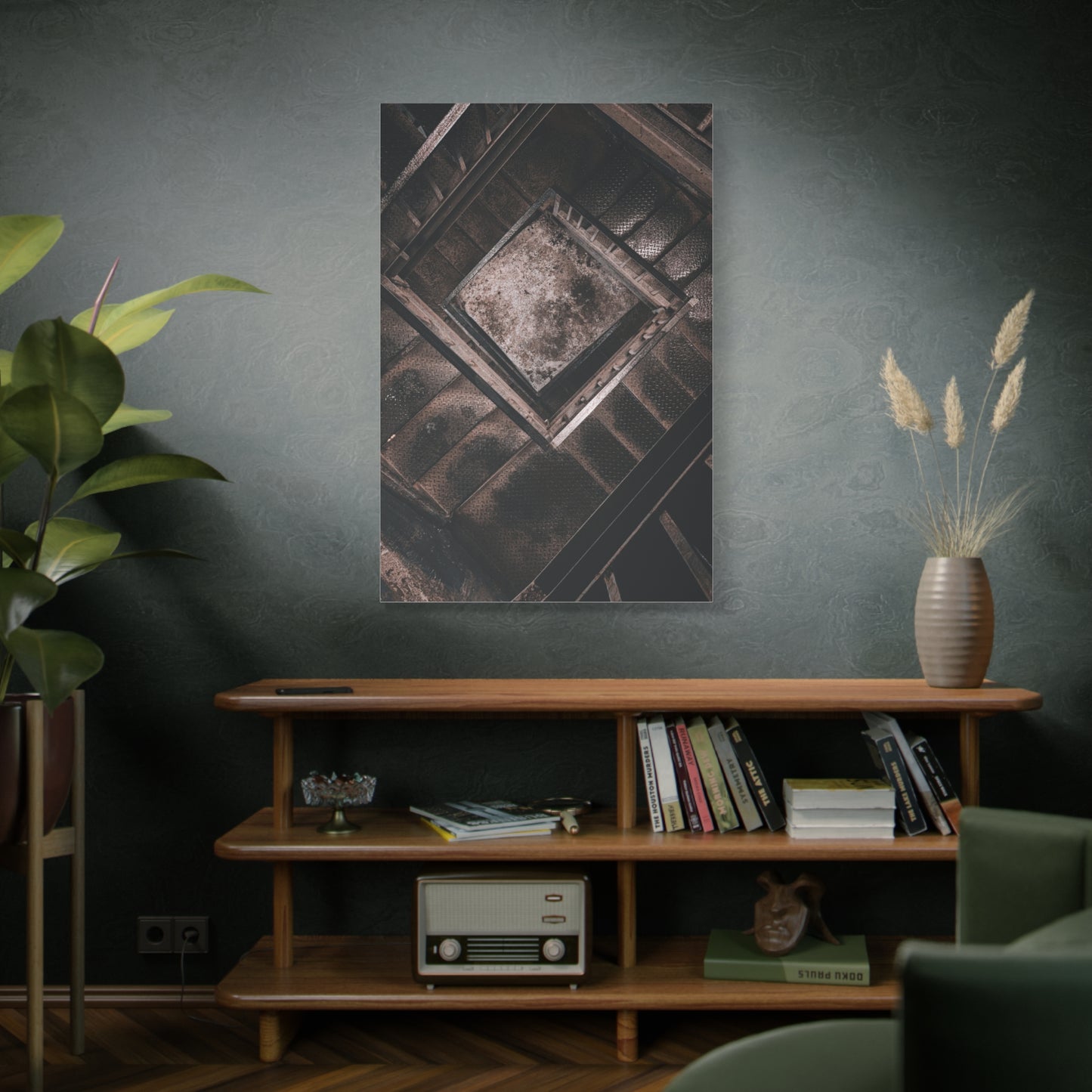 Stairs to Demon World Matte Canvas, Stretched, 1.25"