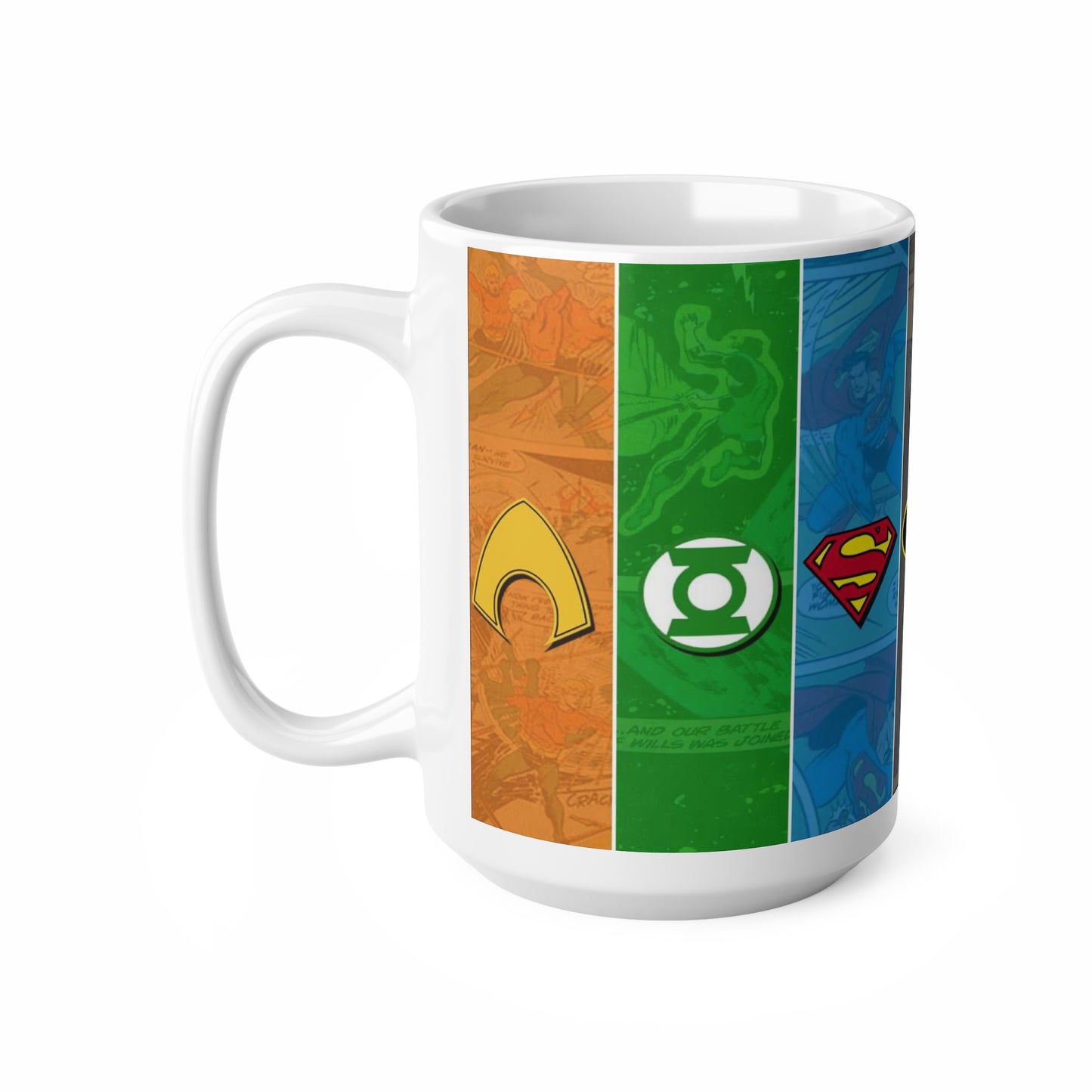Superhero Ceramic Coffee Cups - 11oz & 15oz - Perfect Gift for Comic Fans