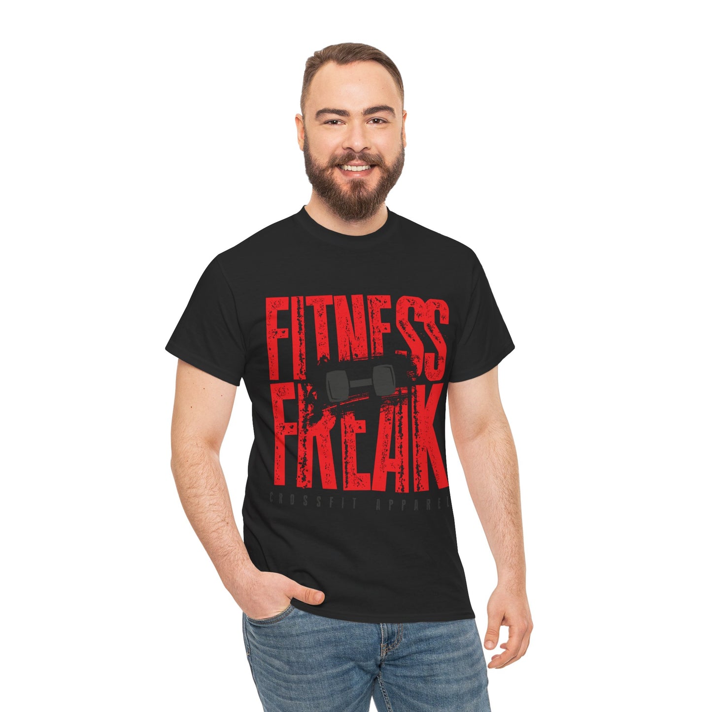 Fitness Freak Unisex Heavy Cotton Tee - Crossfit Apparel