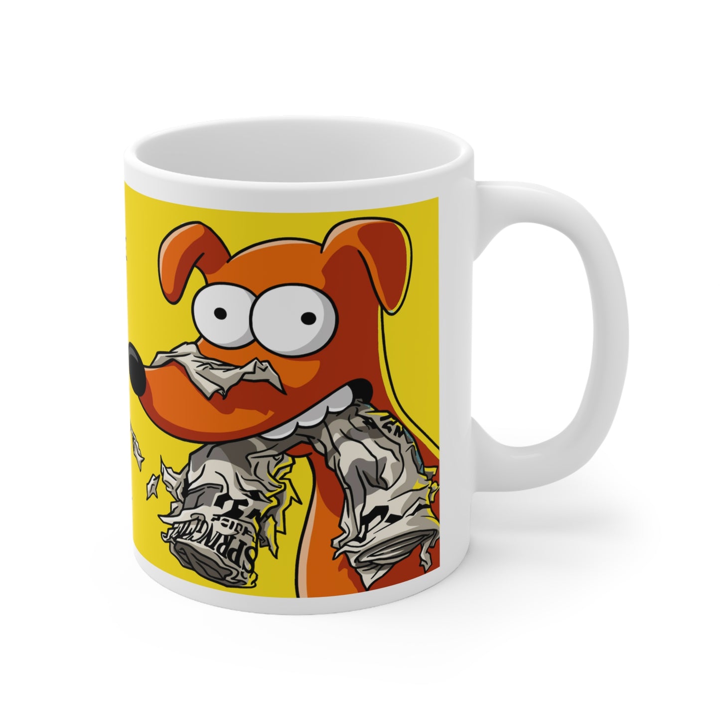 Whimsical Dog-Themed Ceramic Coffee Cups - 11oz & 15oz - Perfect Gift for Pet Lovers!