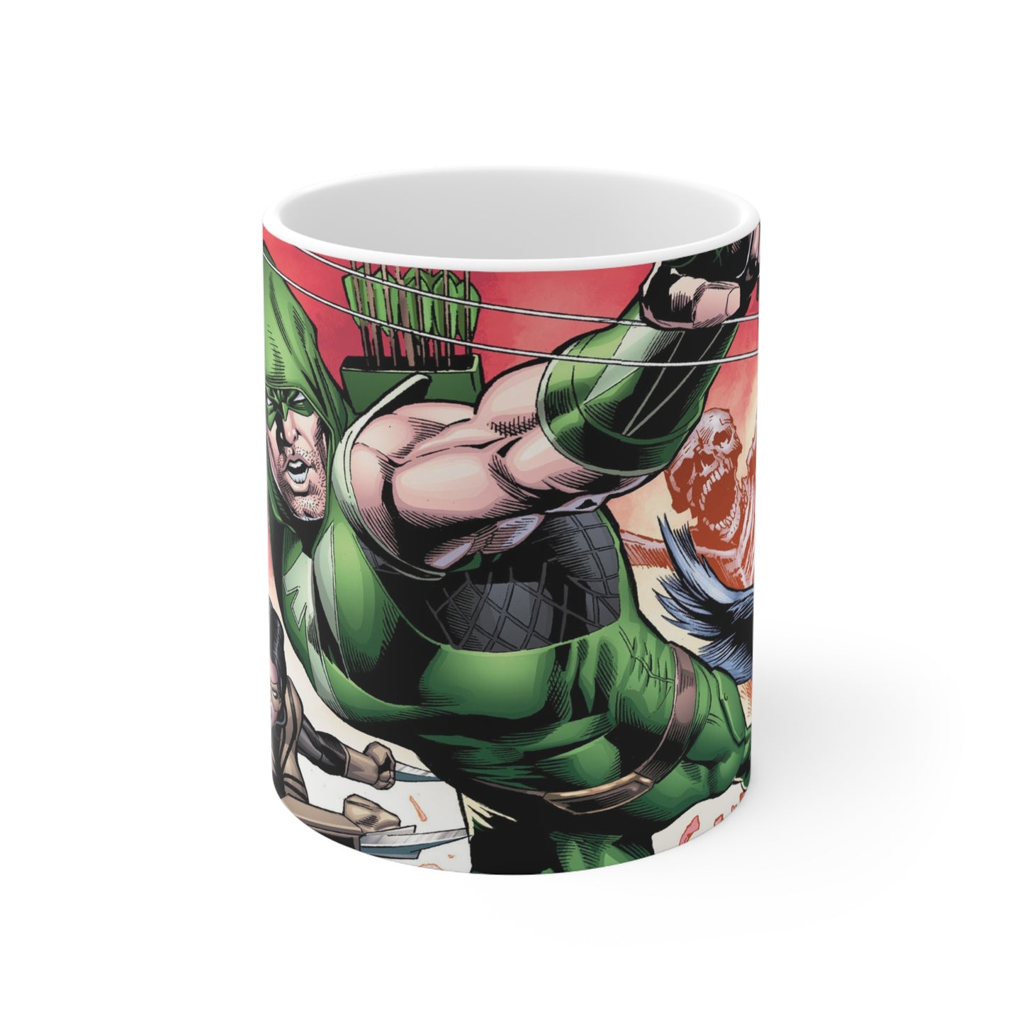 Comic Hero Ceramic Coffee Cups - 11oz & 15oz - Perfect for Fans and Collectors!